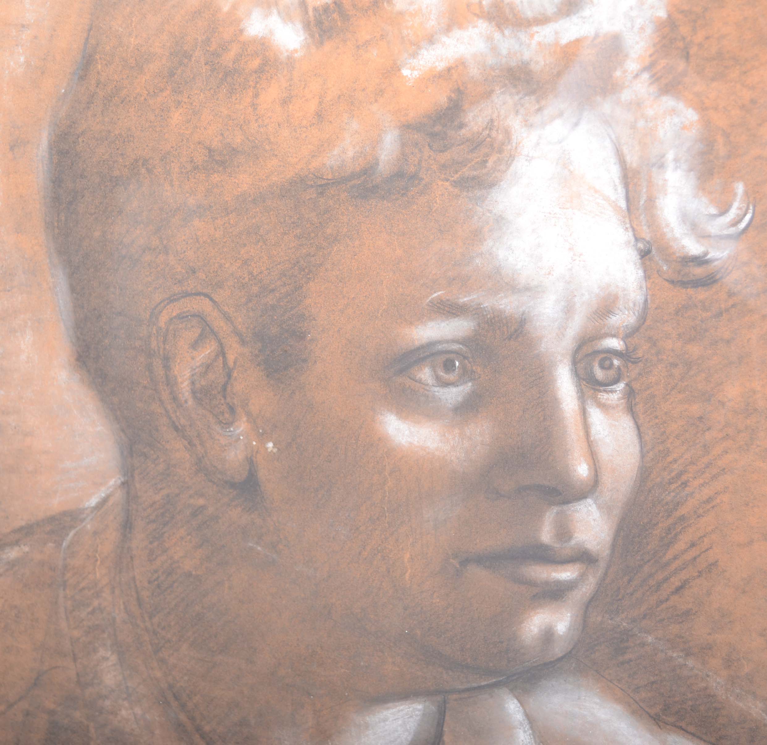 Conté Crayon Portrait by Louise Marianetti