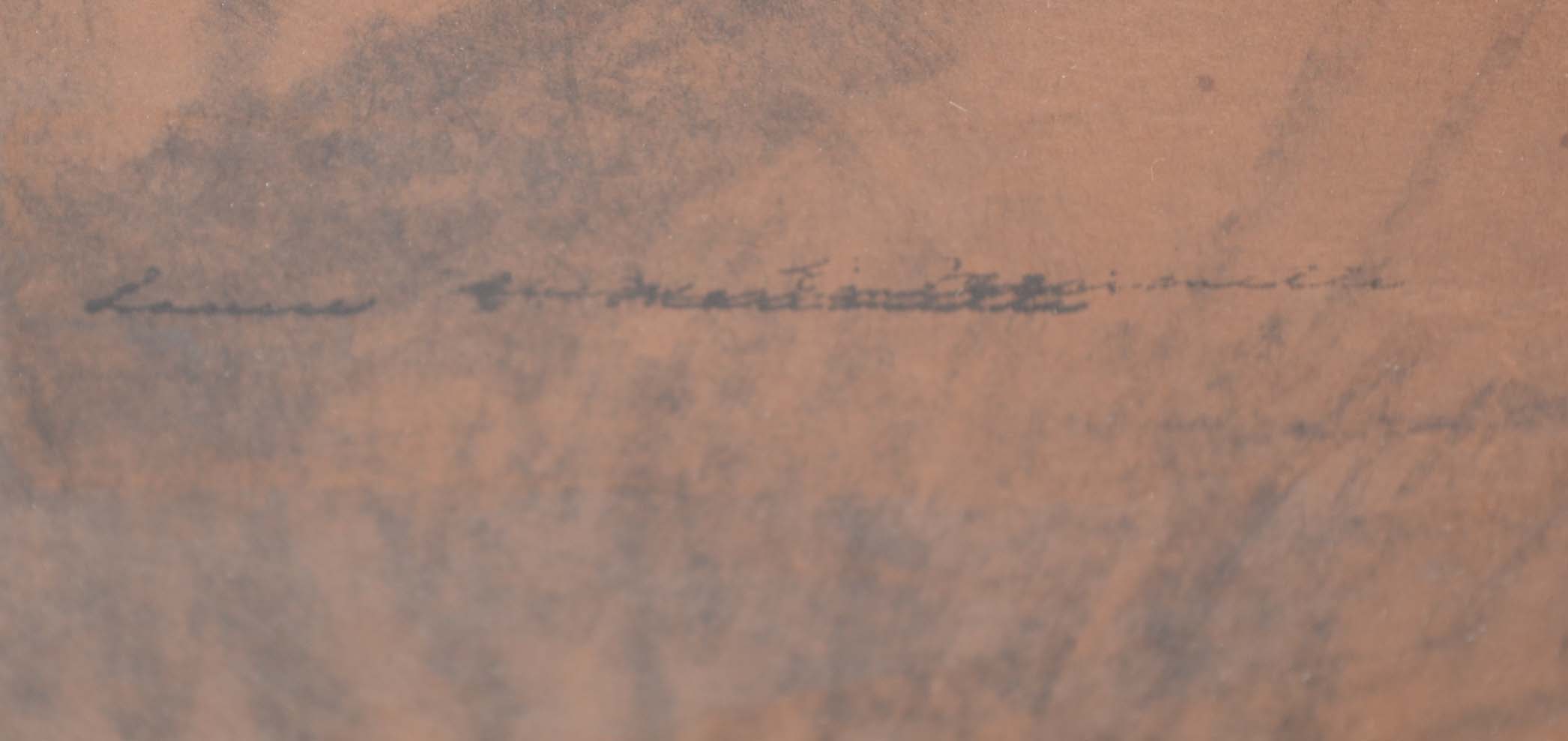 Conté Crayon Portrait by Louise Marianetti