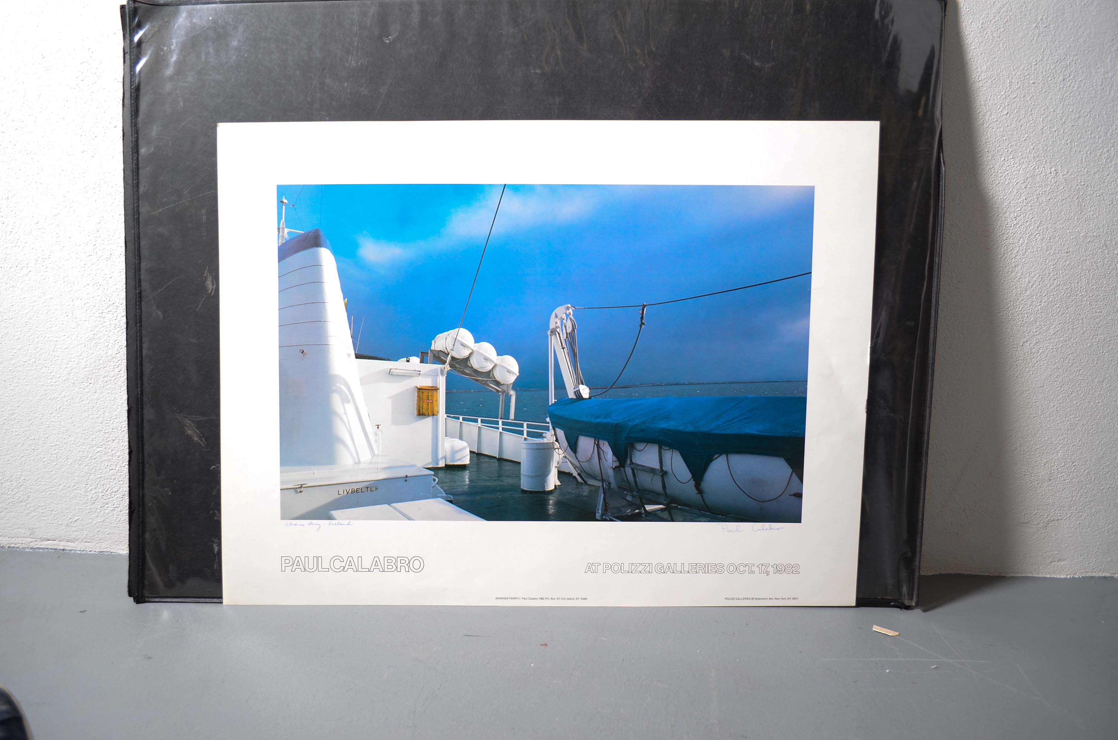 Paul Calabro Offset Lithographic Print for Polizzi Galleries