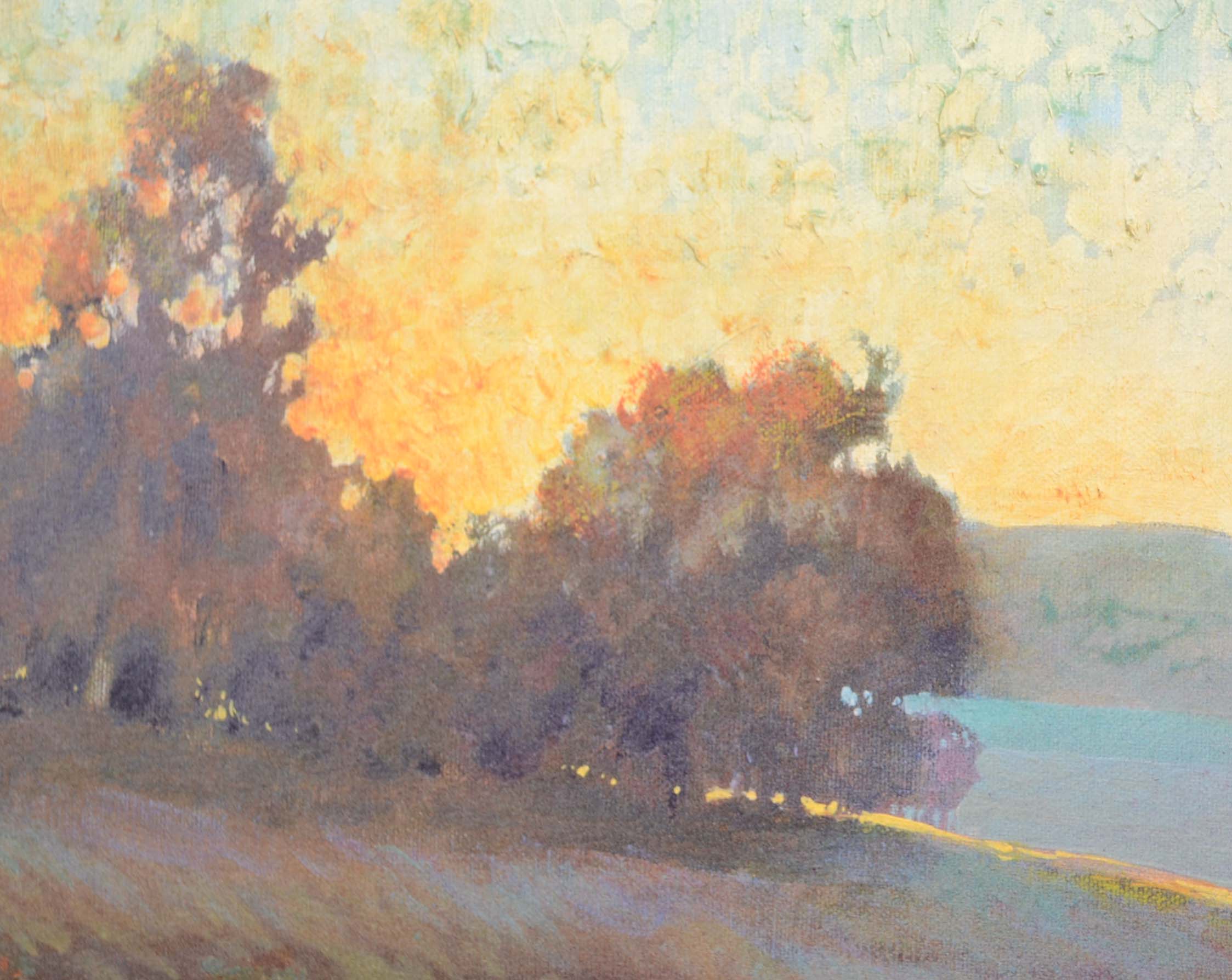 Donald Munz Limited Edition Offset Lithograph "Winding Creek"