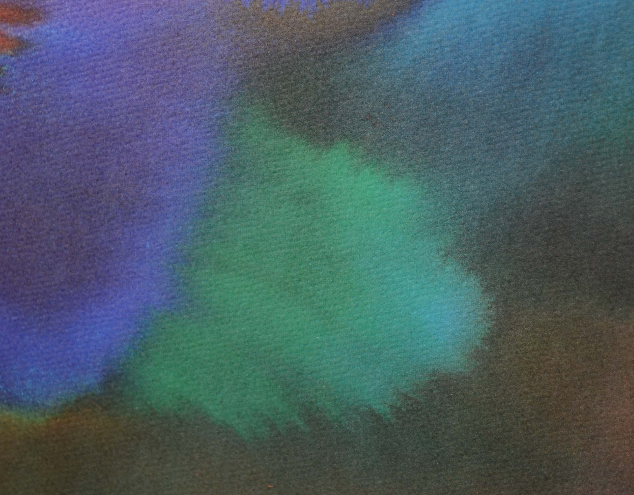 Amanda Block Offset Lithographic Print "Expanding Red"