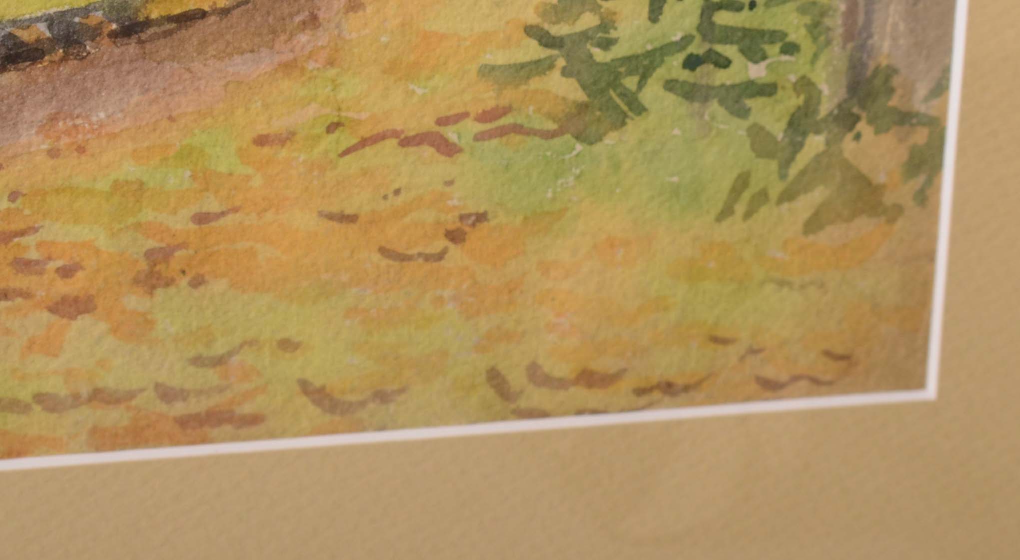 Watercolor Painting of Cabin