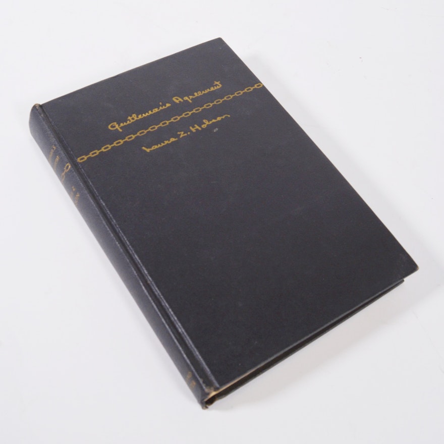 Laura Hobson "Gentleman's Agreement" Hardcover Book