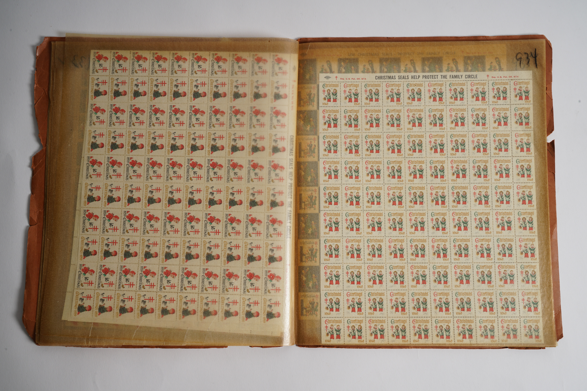 Vintage Stamp Sheets Including Easter Seals And Boystown