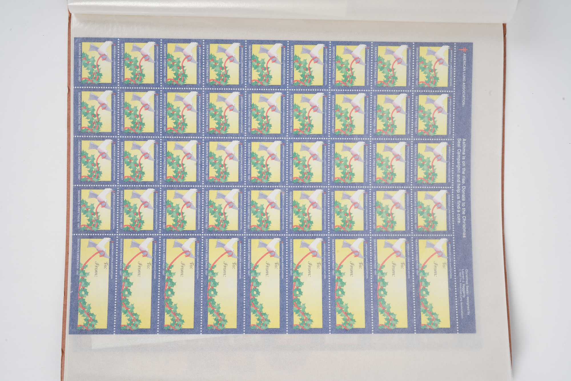 Vintage Stamp Sheets Including Easter Seals And Boystown