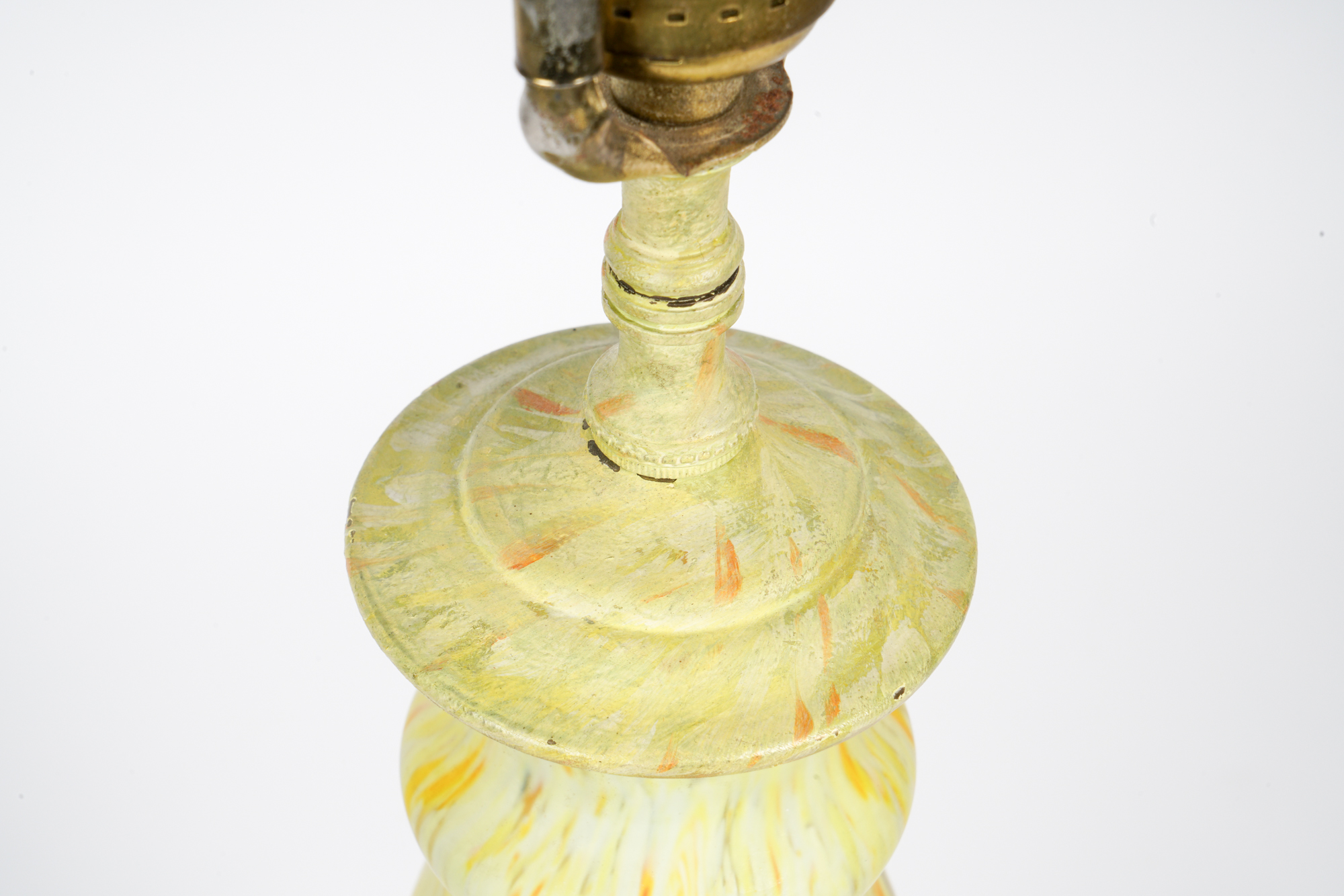 Vintage Art Glass Table Lamps
