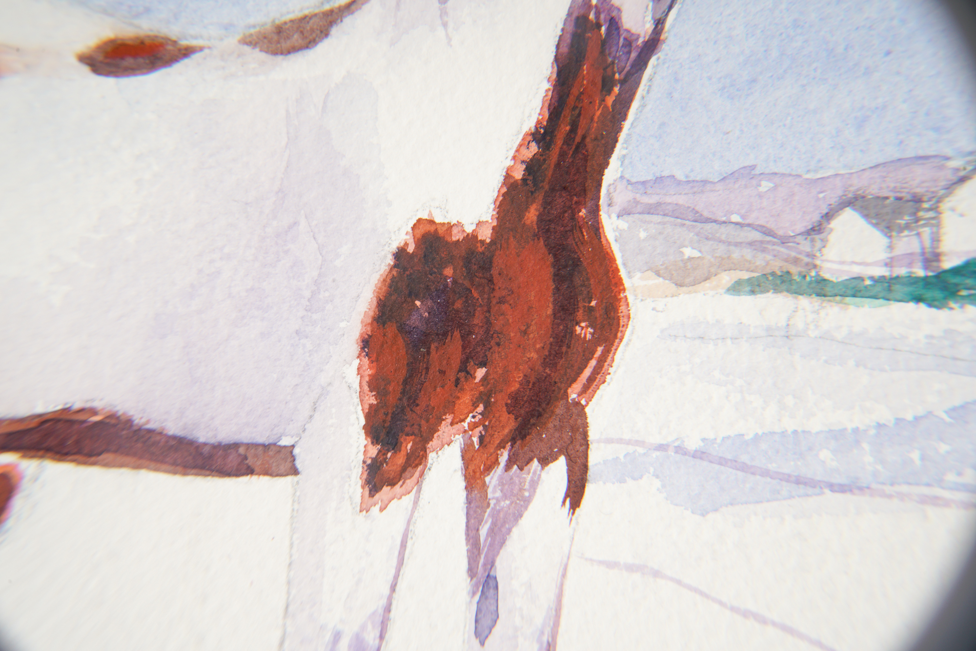 Edna Martin 1948 Watercolor Painting