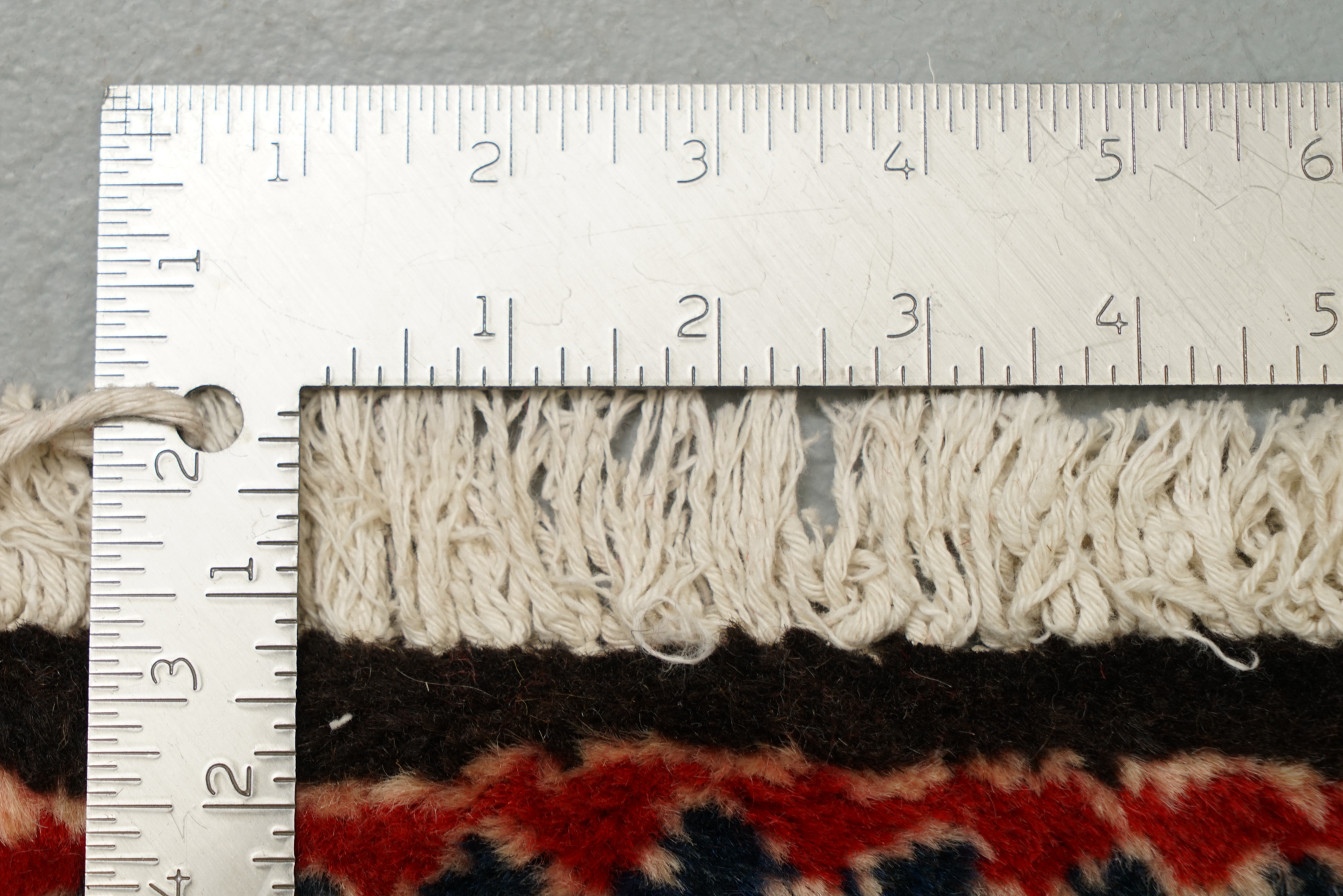 Hand-Knotted Persian Hamadan Area Rug