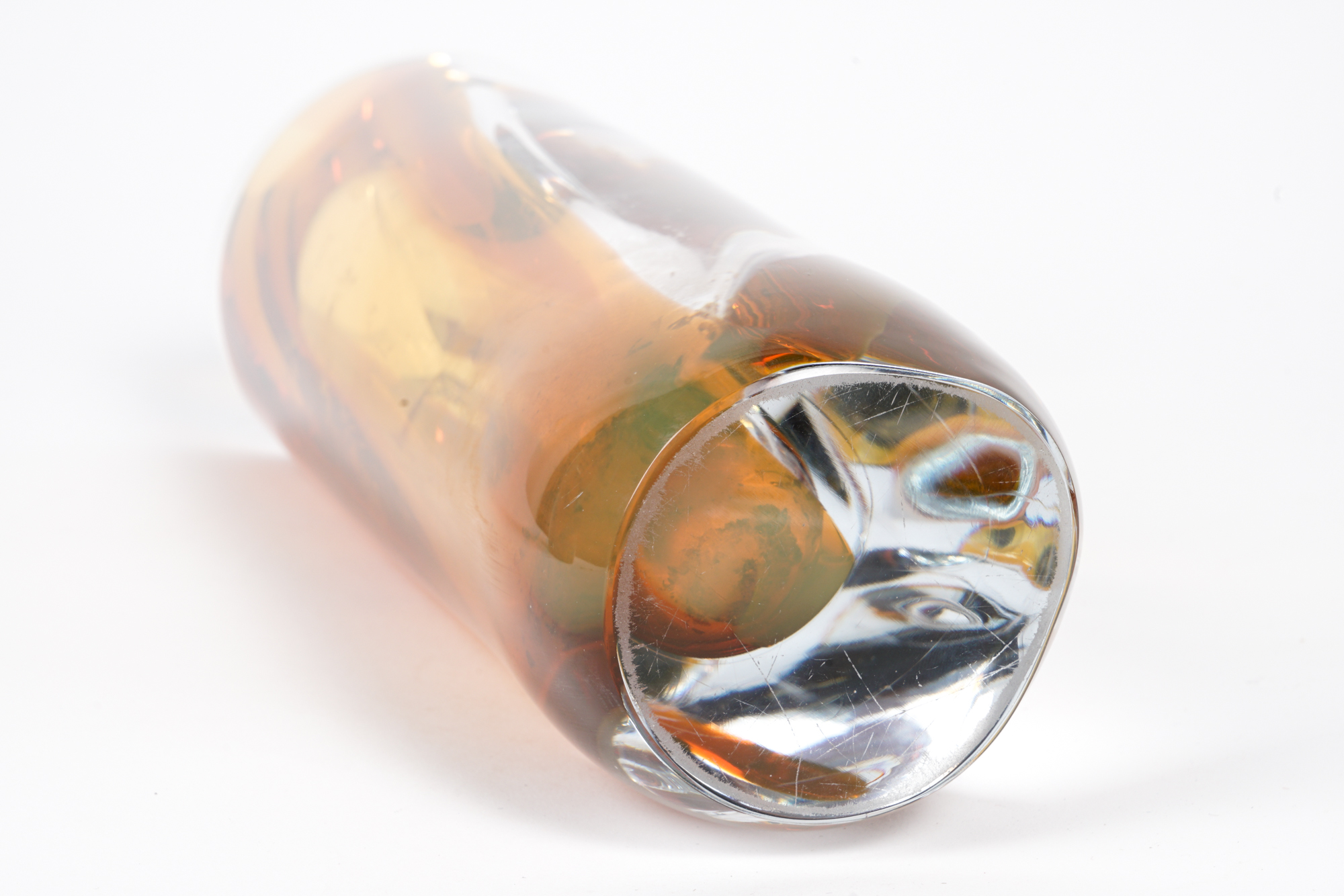 Glass Vase After Göran Wärff "Mirage" for Kosta Boda