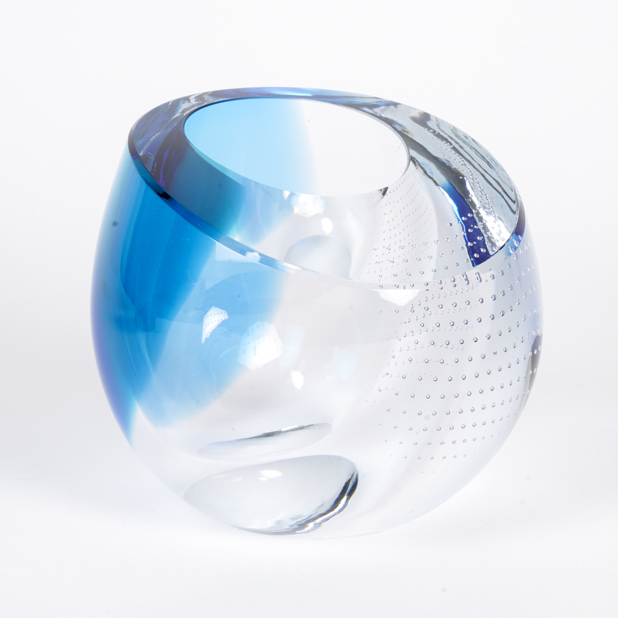 Bullicante Glass Vase After Kosta Boda "Seaside"