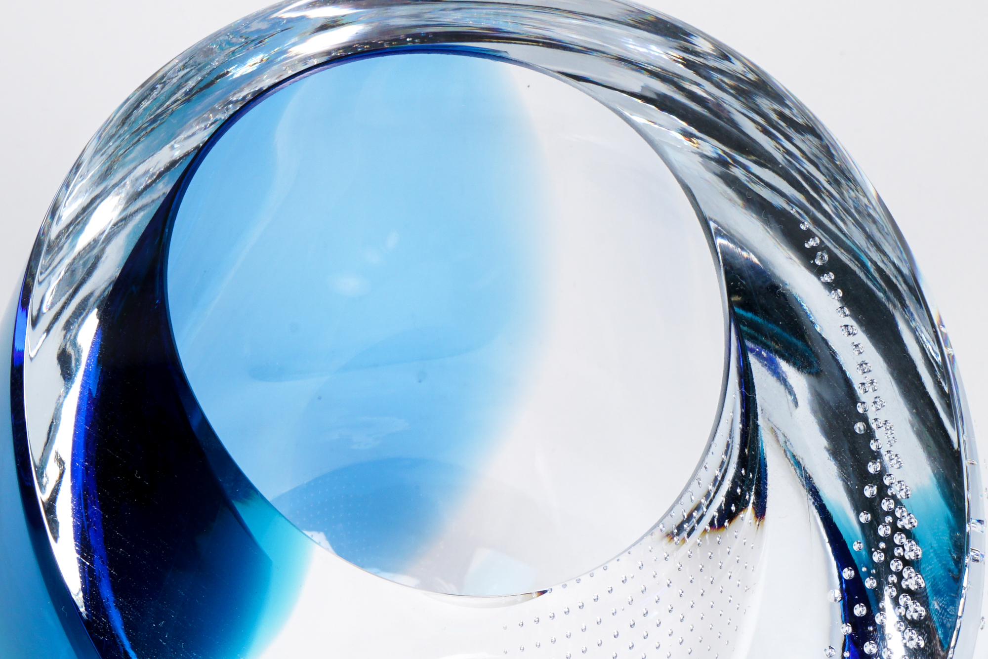 Bullicante Glass Vase After Kosta Boda "Seaside"