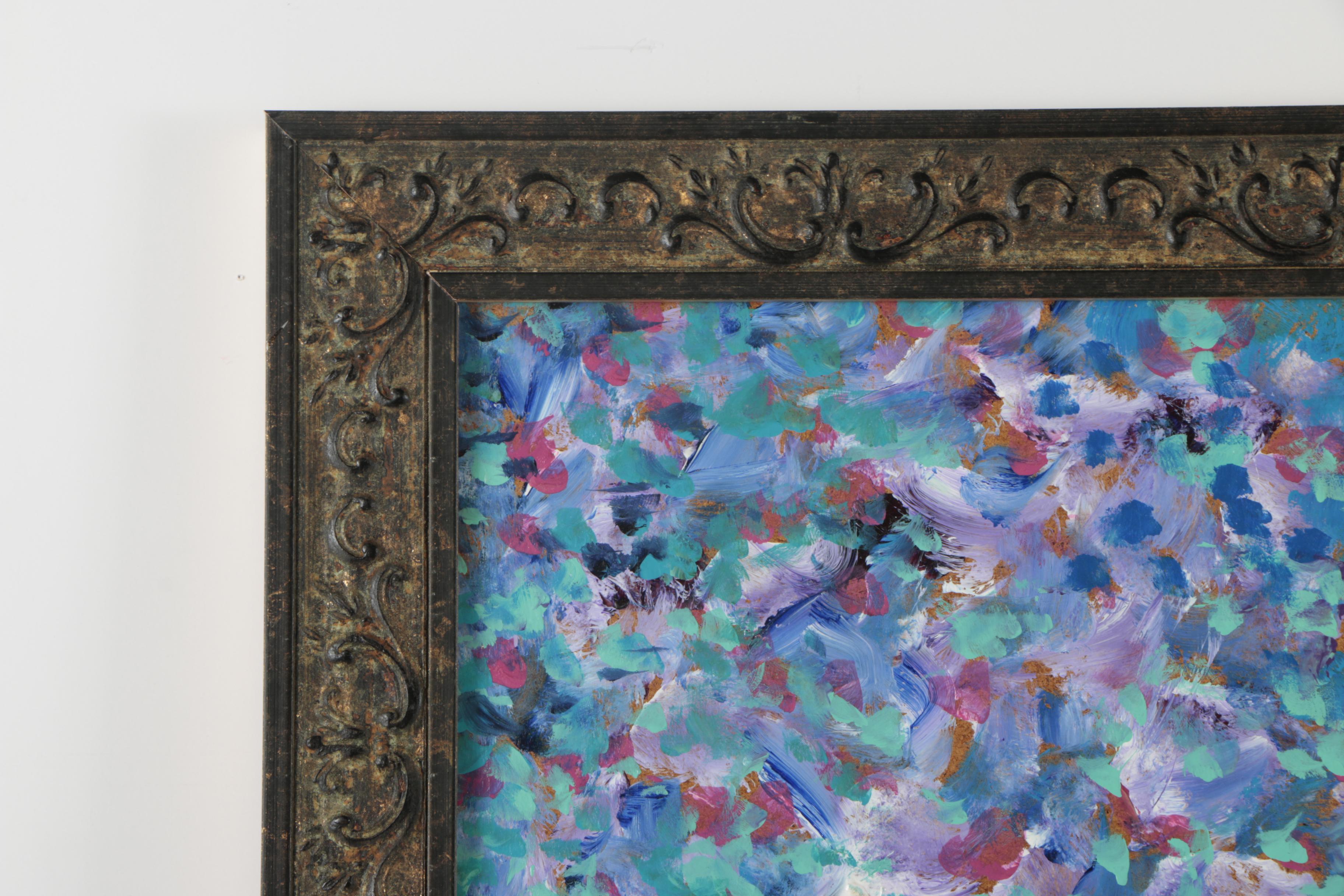 Sarah Kinan Oil Painting of Women with Cat