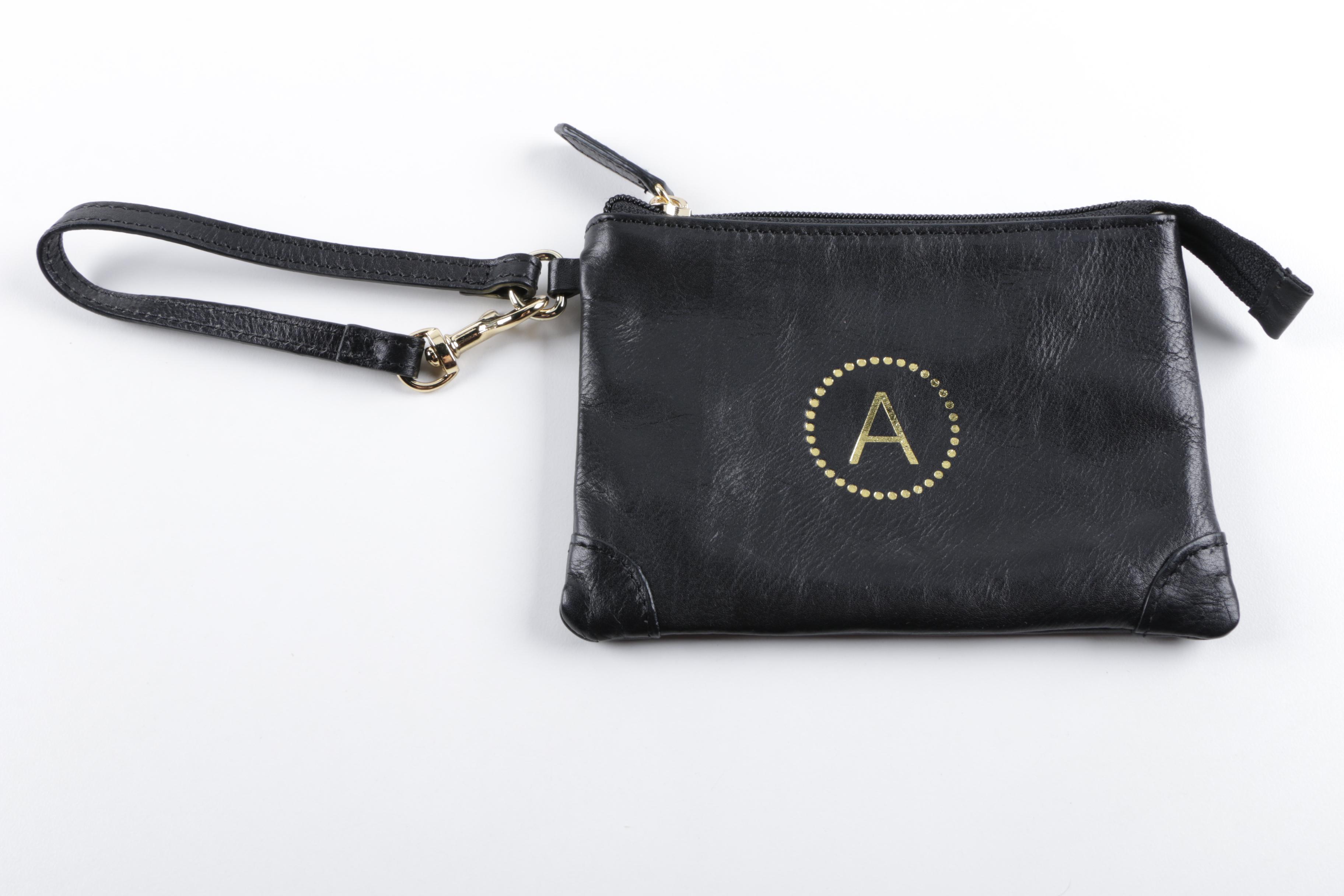 Leather Pouches by Boulevard and Christian Dior with Metal Evening Bag