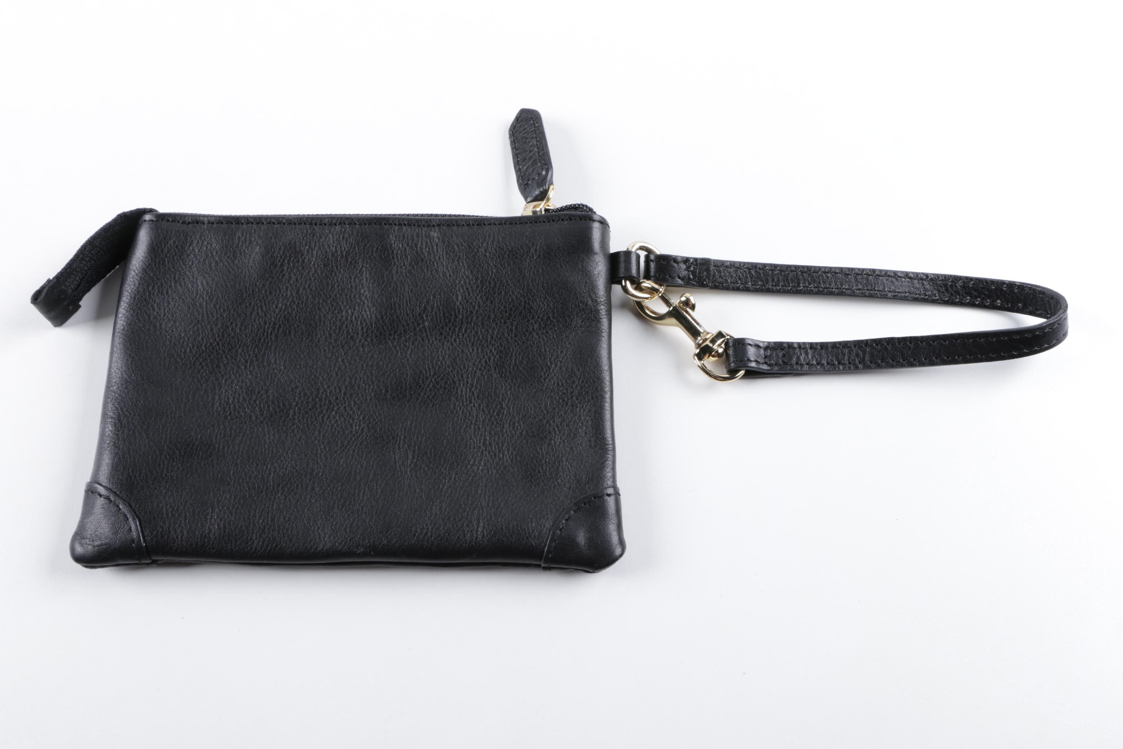 Leather Pouches by Boulevard and Christian Dior with Metal Evening Bag