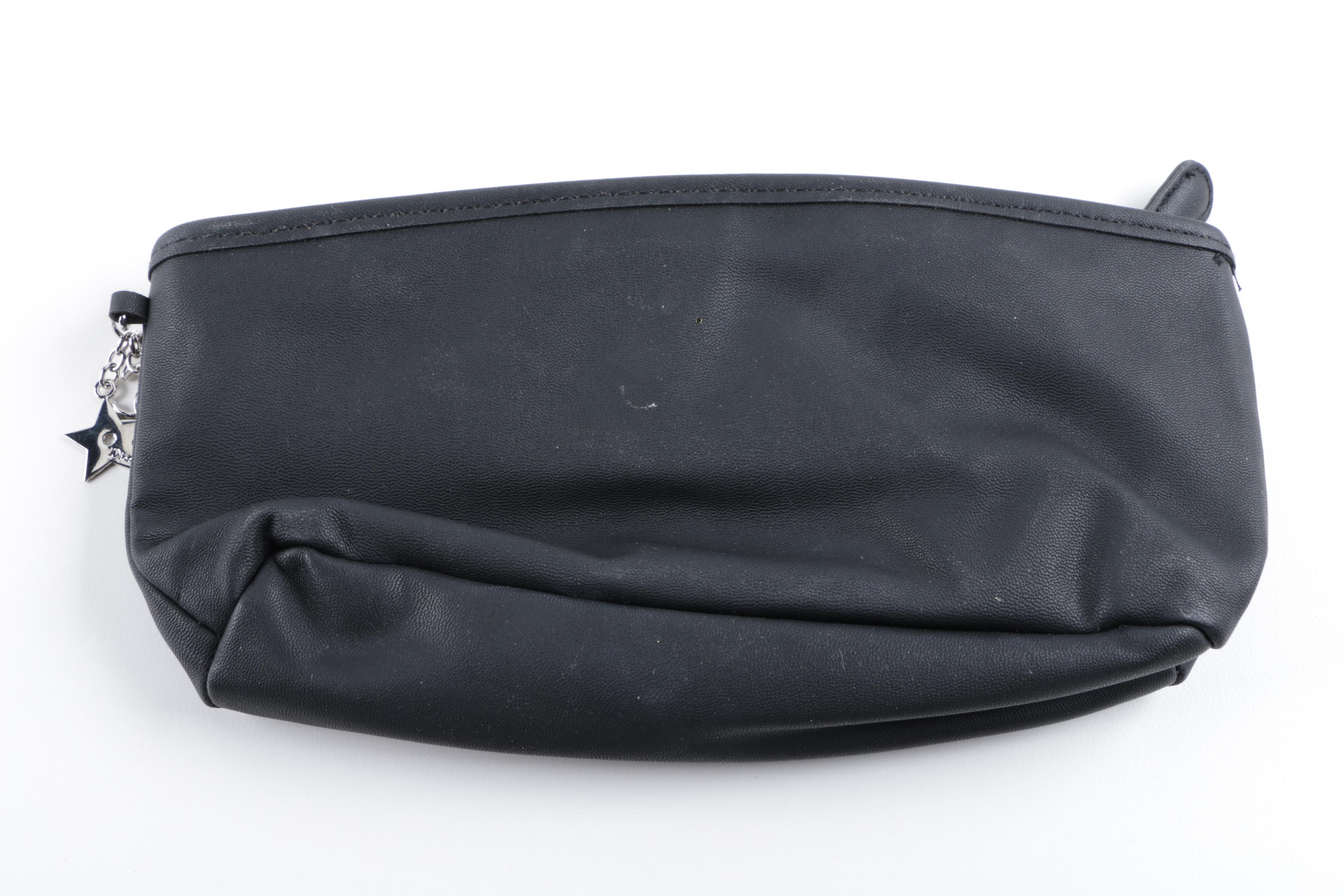 Leather Pouches by Boulevard and Christian Dior with Metal Evening Bag