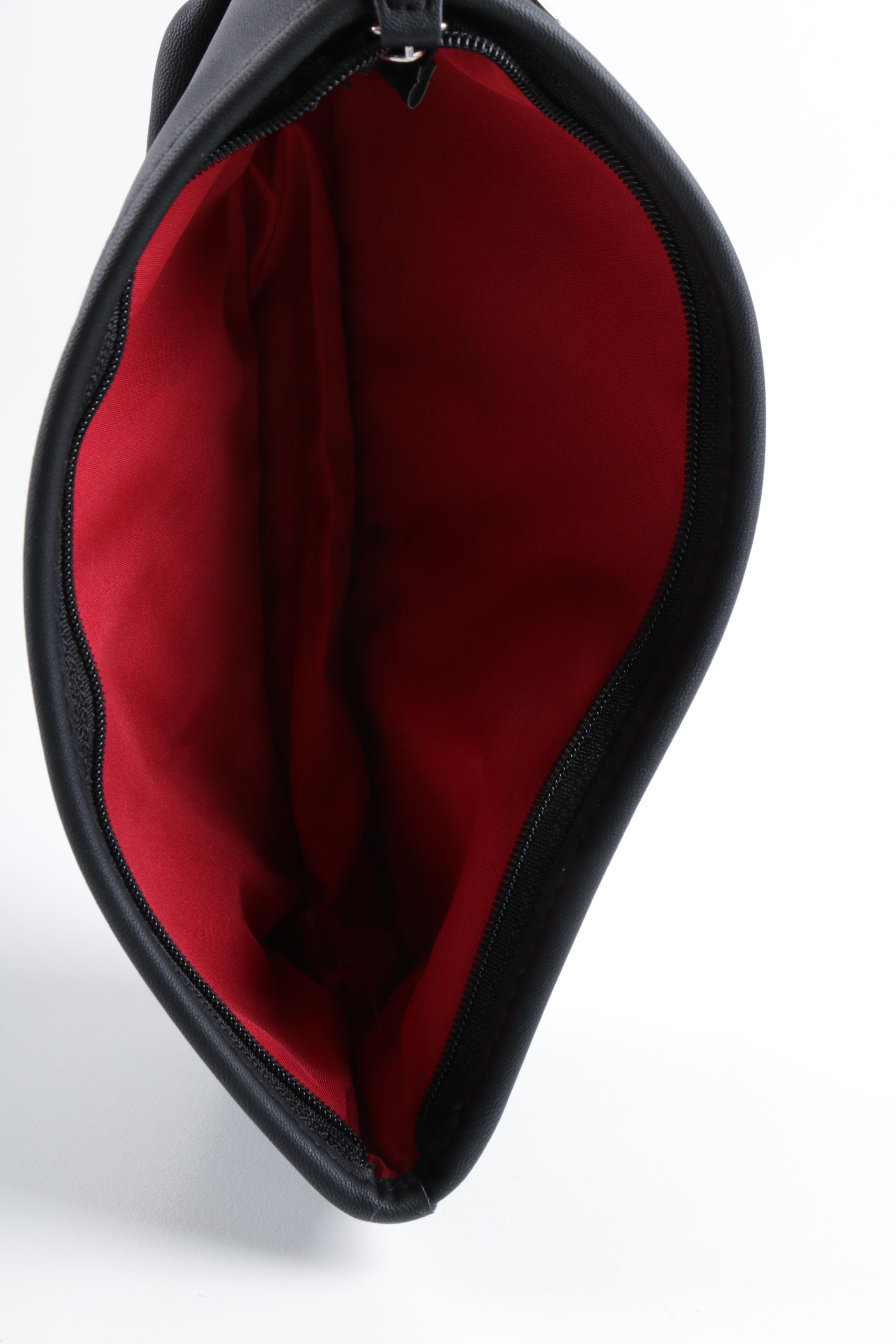 Leather Pouches by Boulevard and Christian Dior with Metal Evening Bag