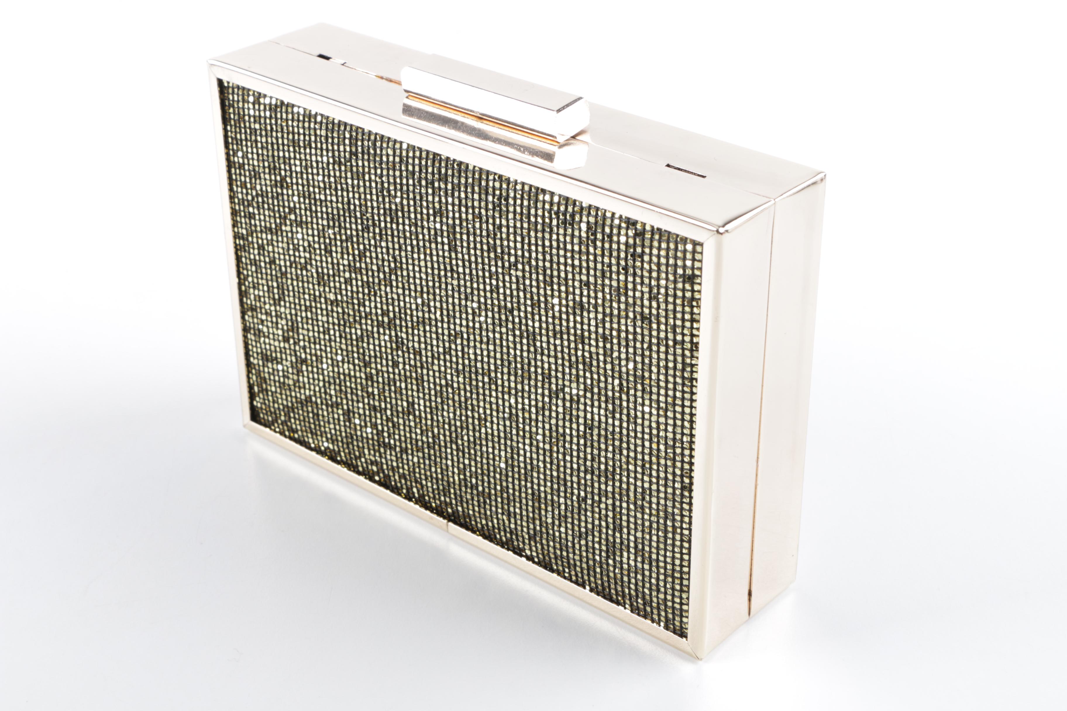 Leather Pouches by Boulevard and Christian Dior with Metal Evening Bag