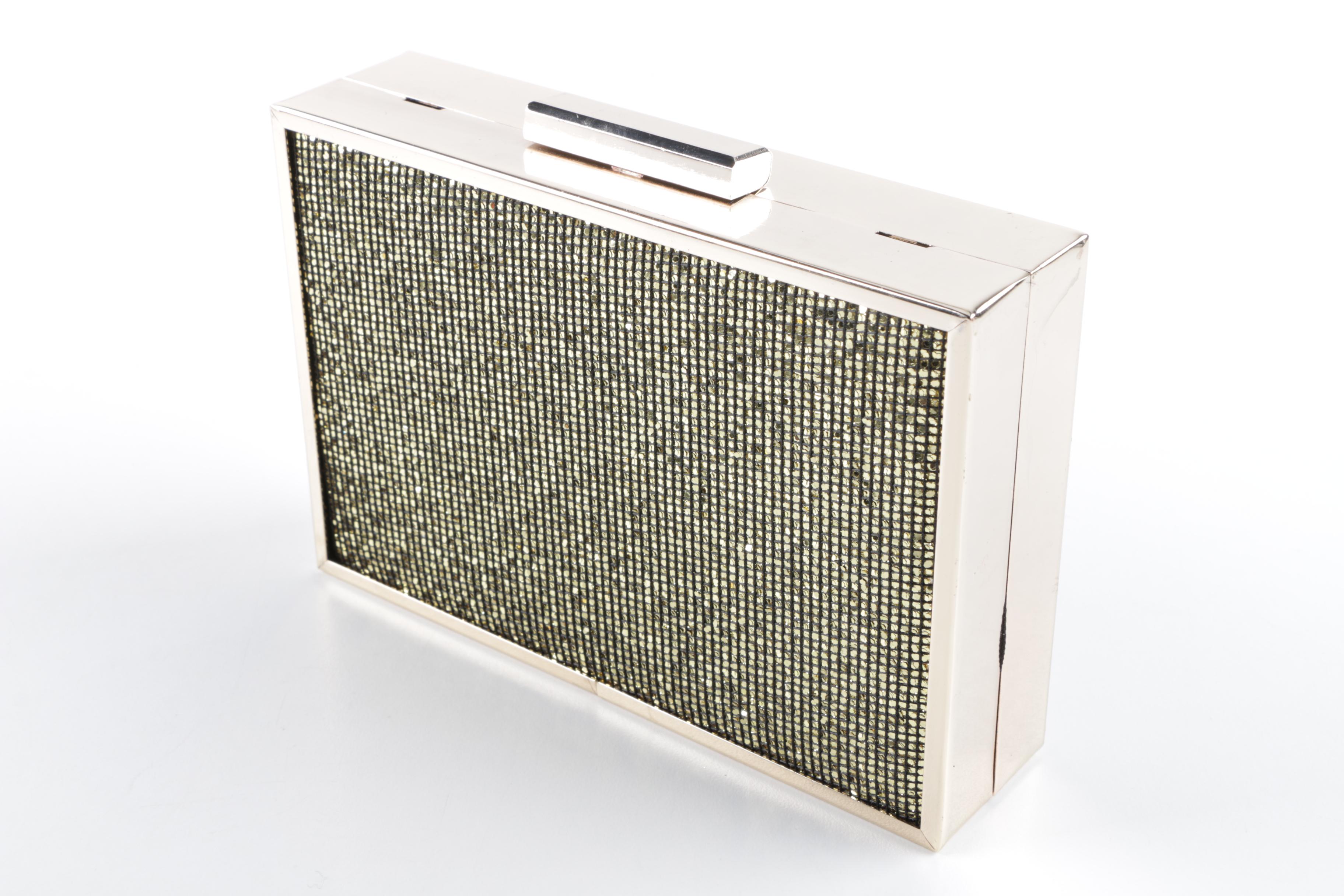 Leather Pouches by Boulevard and Christian Dior with Metal Evening Bag