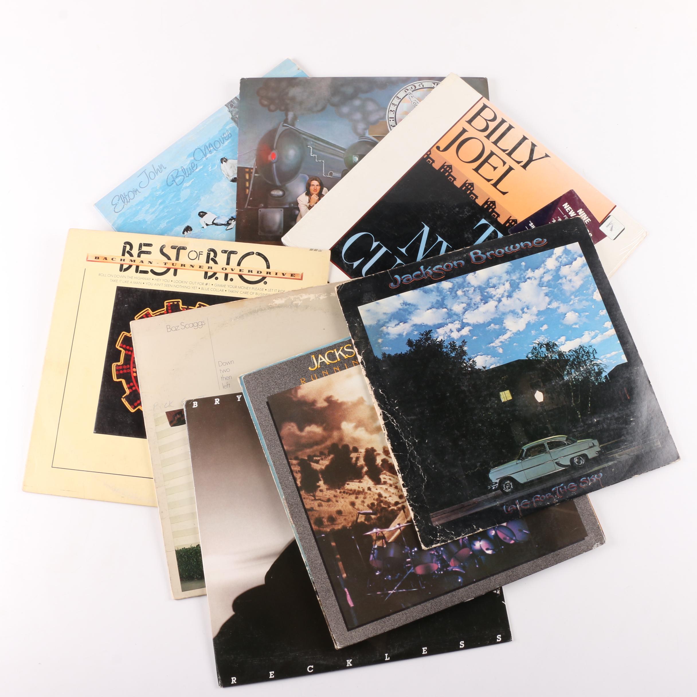 Classic Rock Records Featuring Billy Joel and Jackson Browne