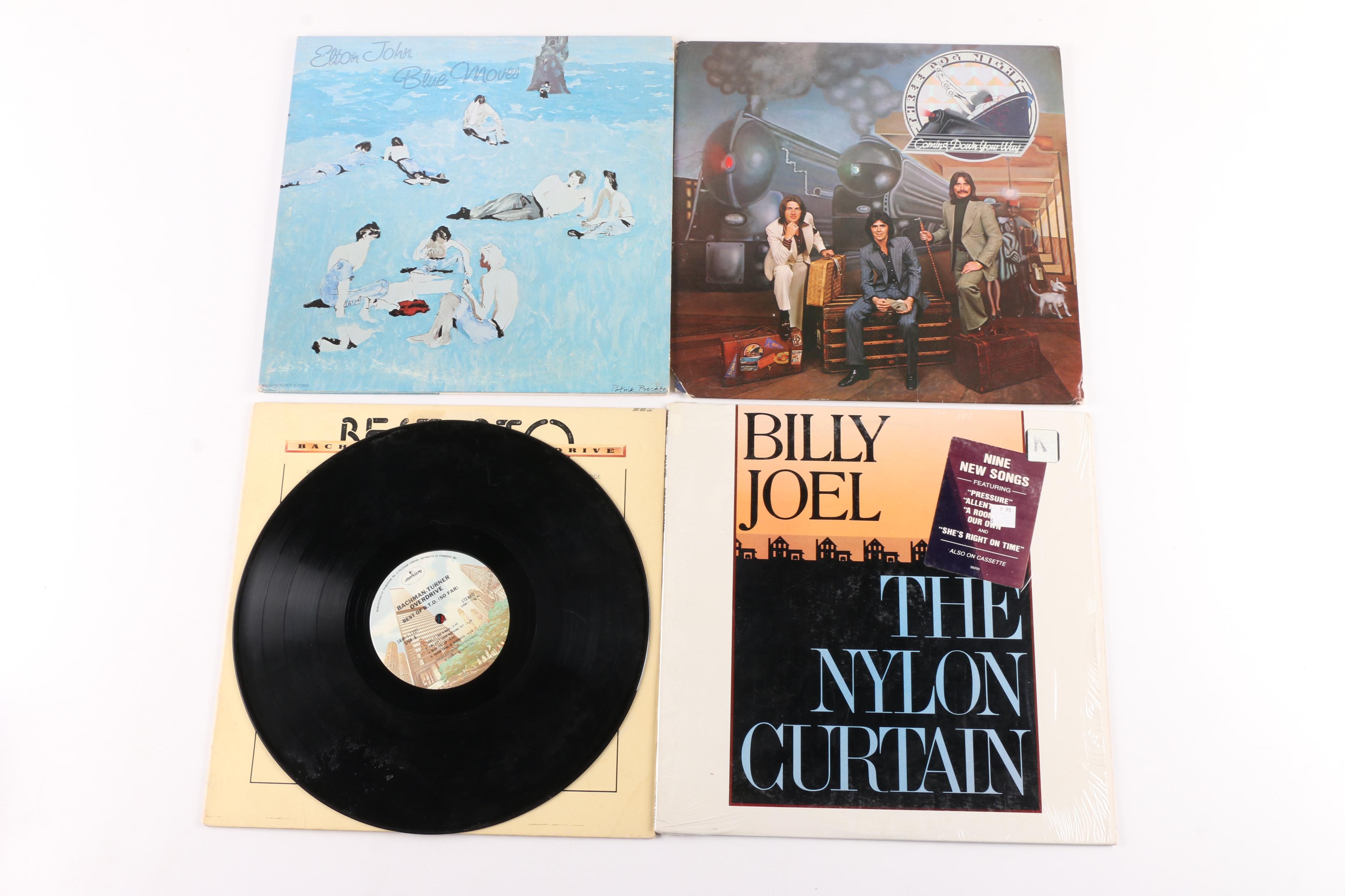 Classic Rock Records Featuring Billy Joel and Jackson Browne