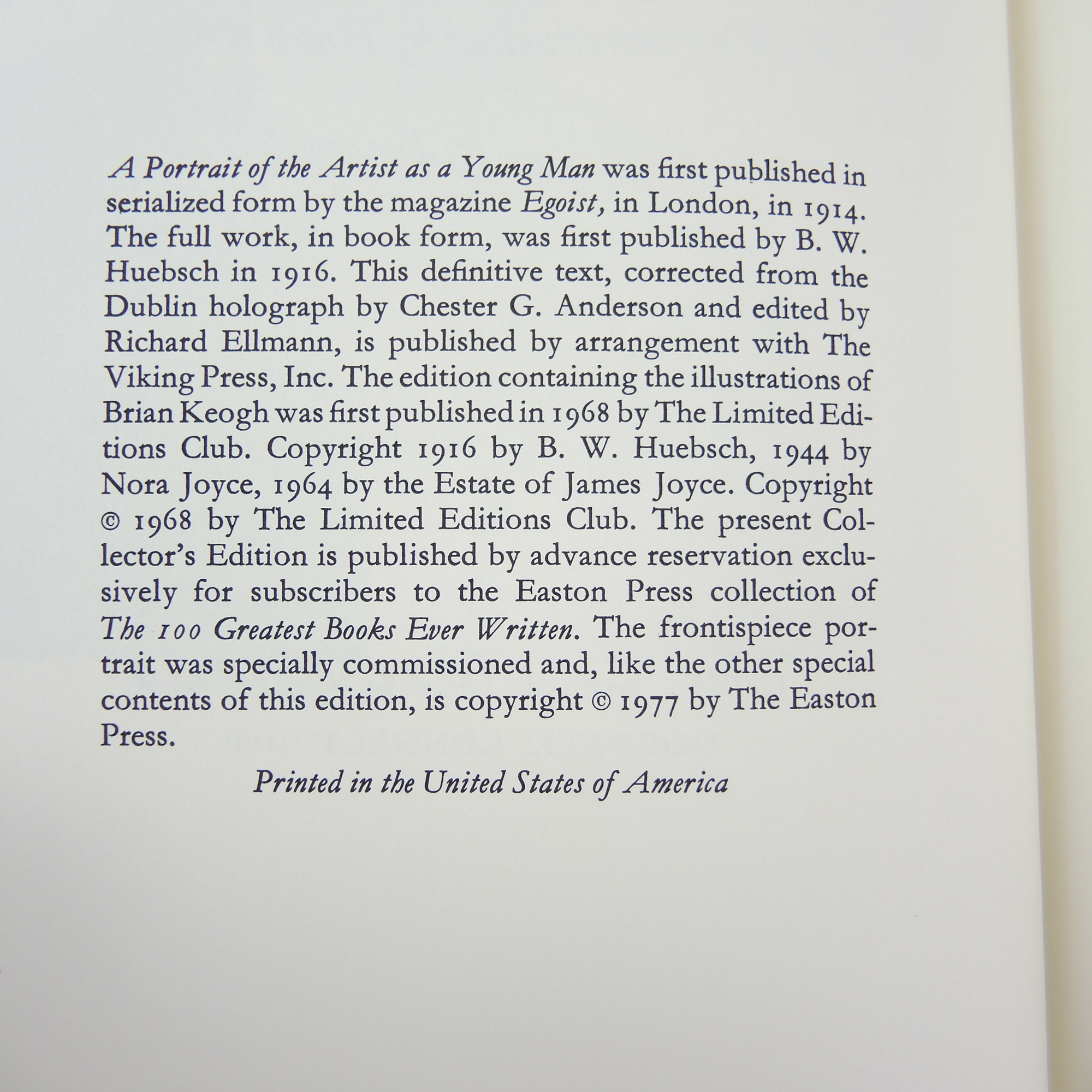 Easton Press Leather Bound Collectors Edition Classic Books