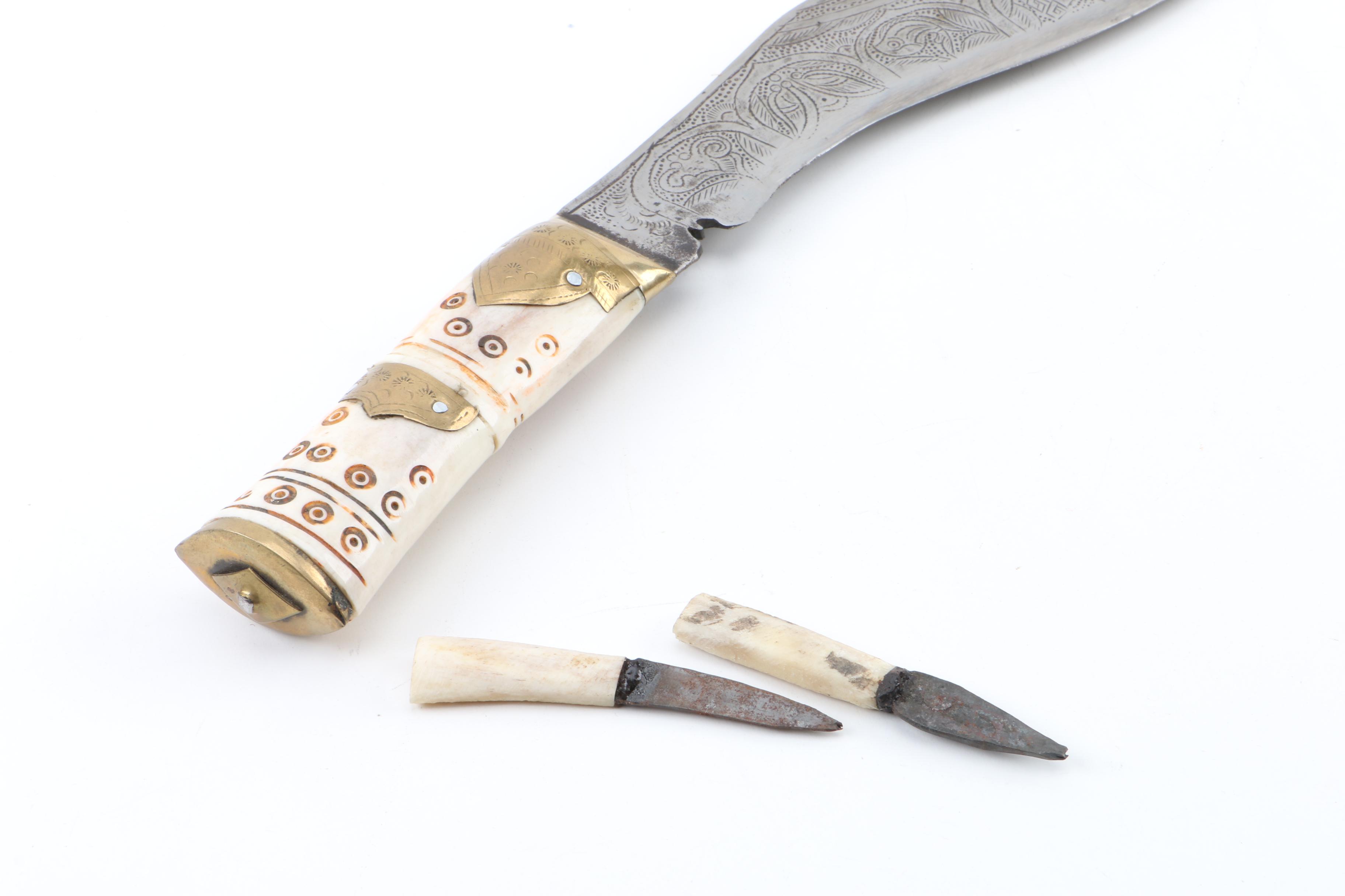 East Asian Inspired Kukri with Karda and Chakmak