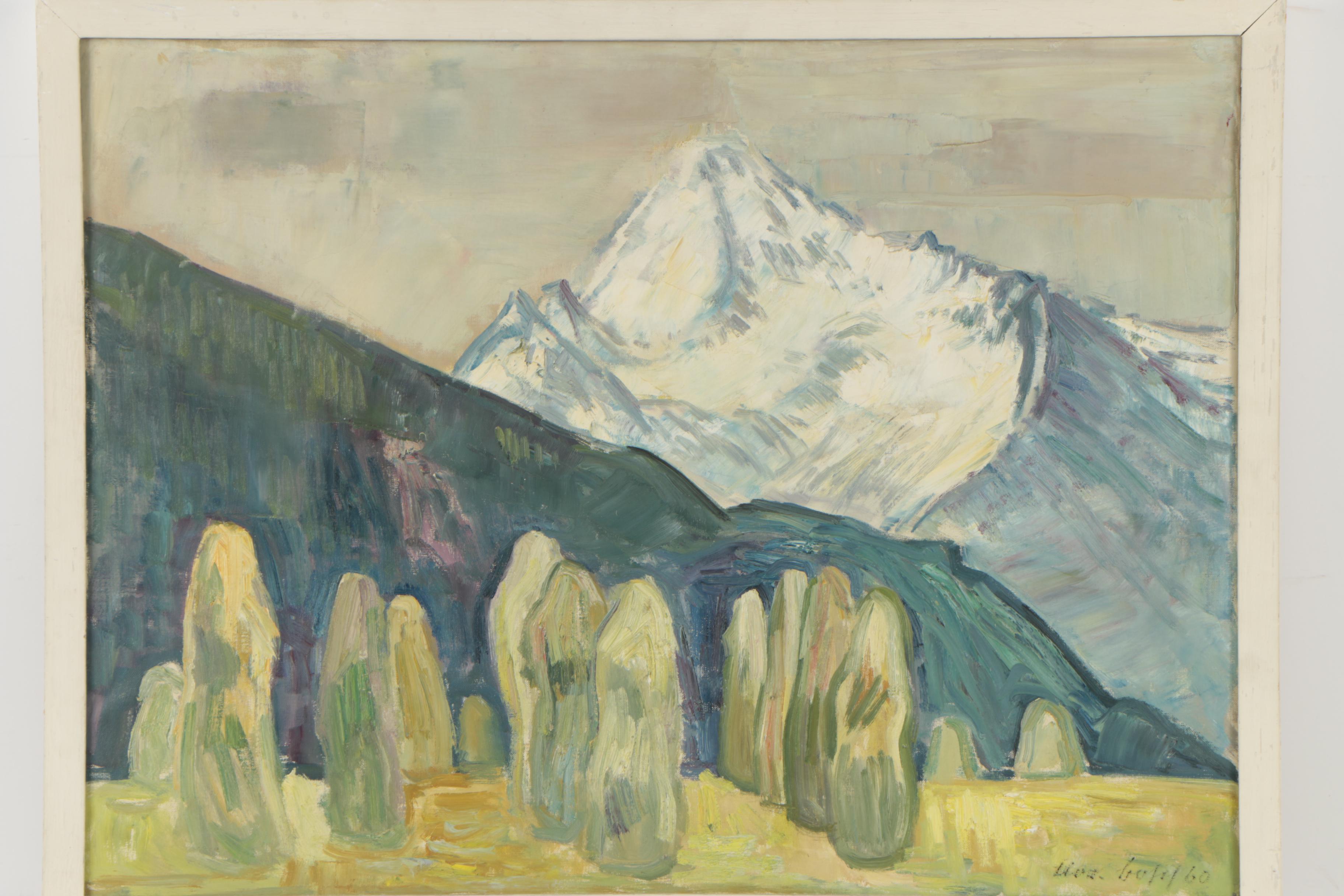 Florian Bosch Oil Landscape Painting