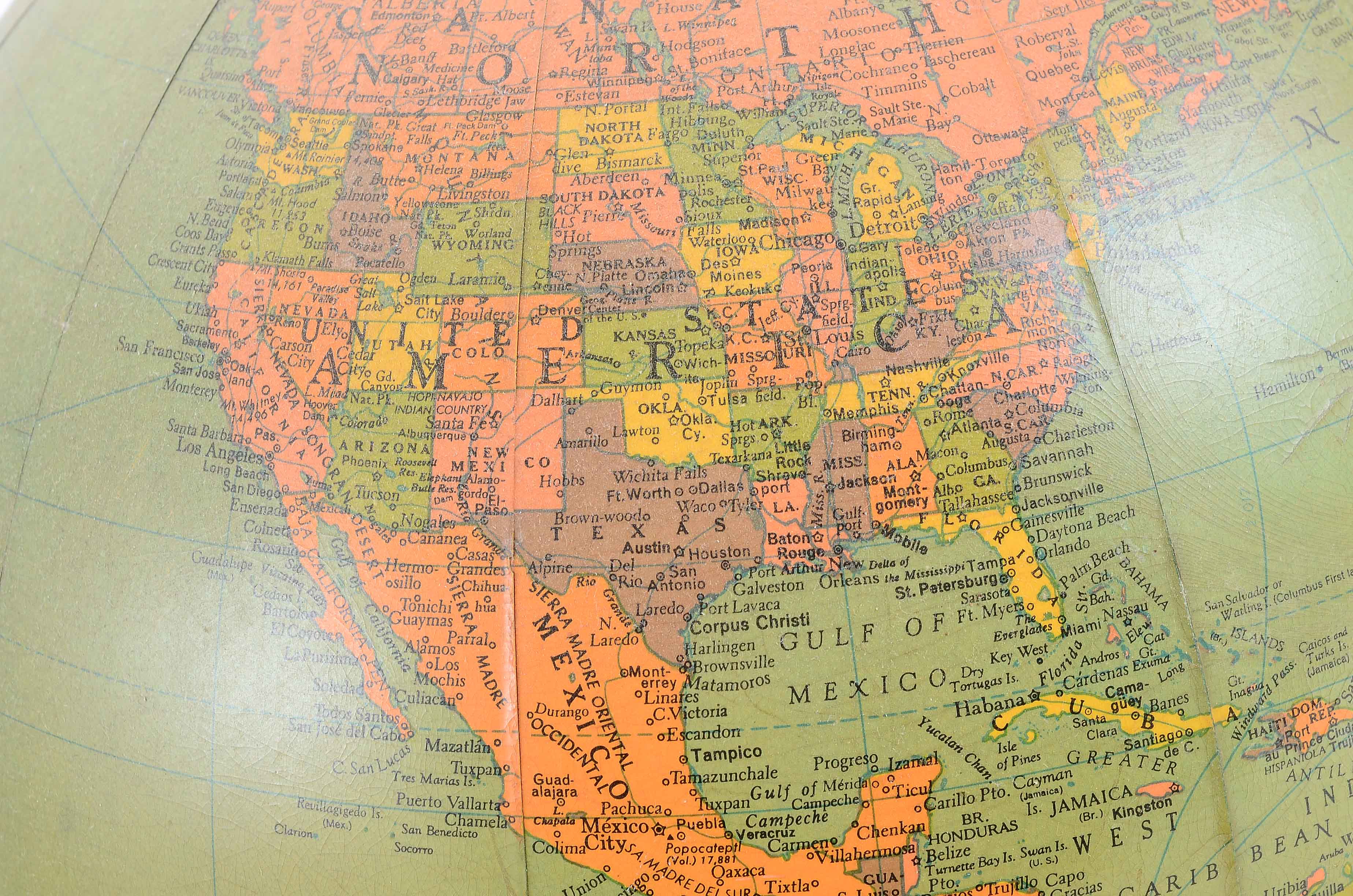 Vintage Replogle 16-Inch Globe