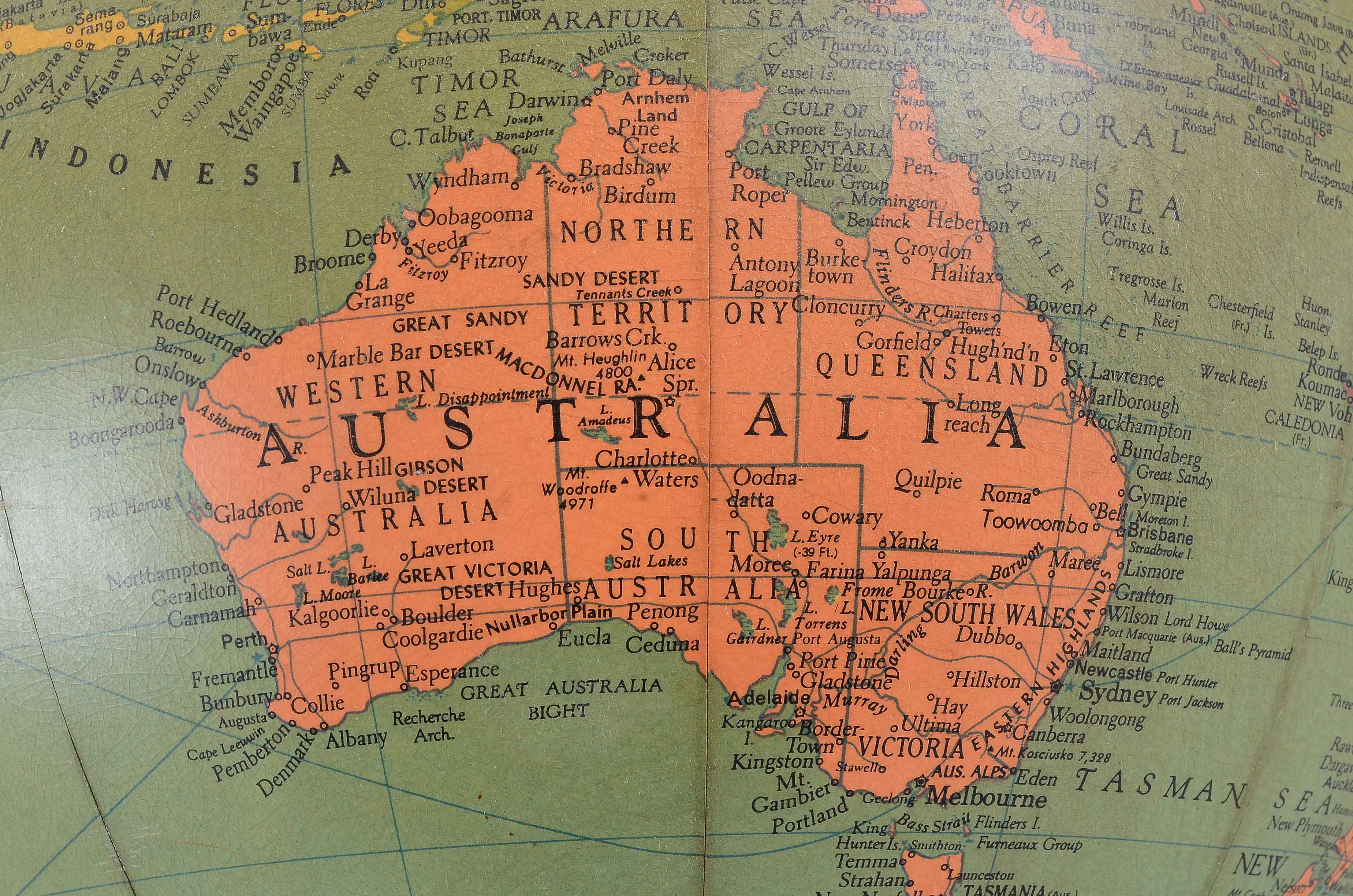 Vintage Replogle 16-Inch Globe