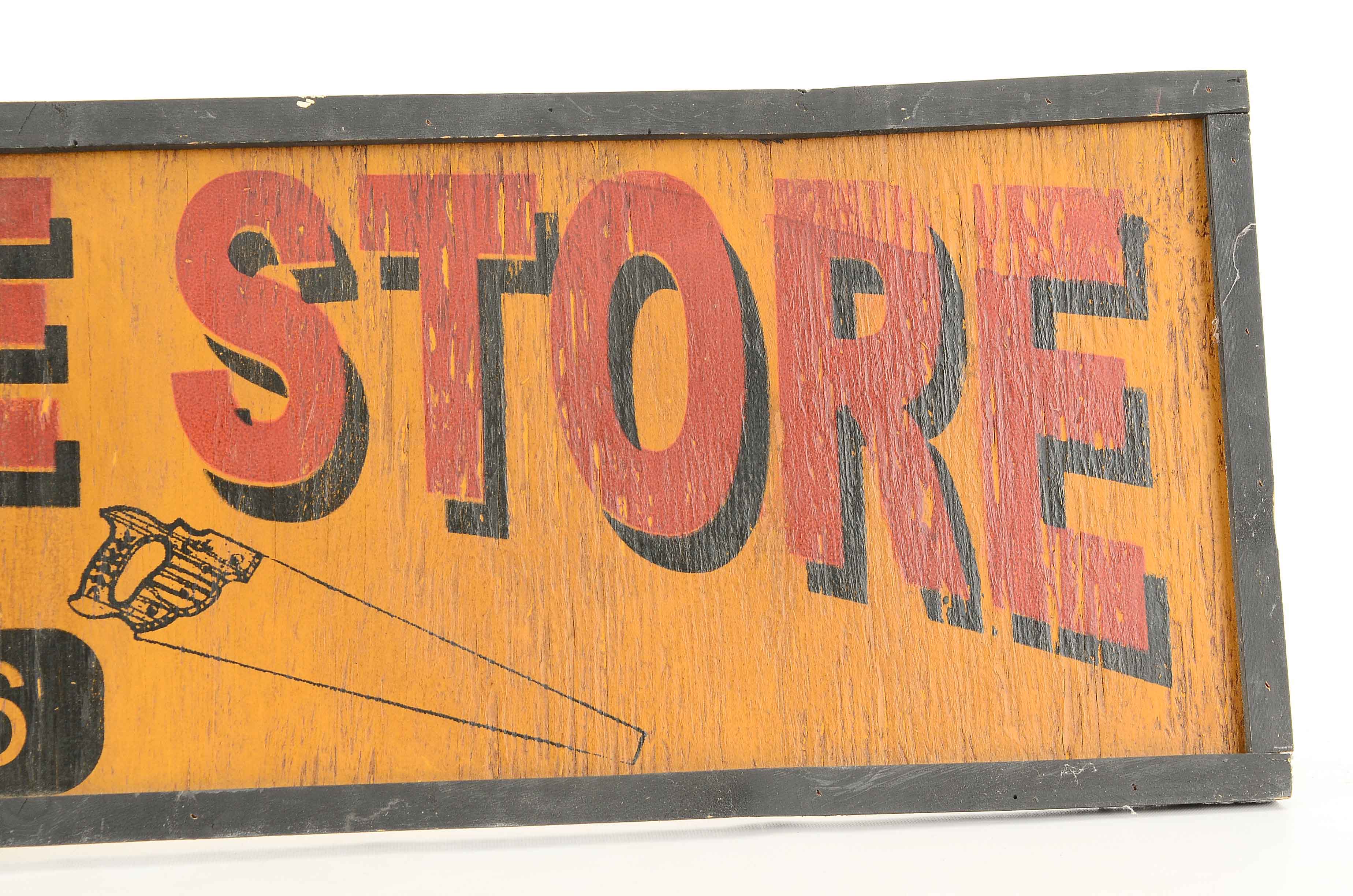 Large  "Hardware Store" Rustic Wood Sign