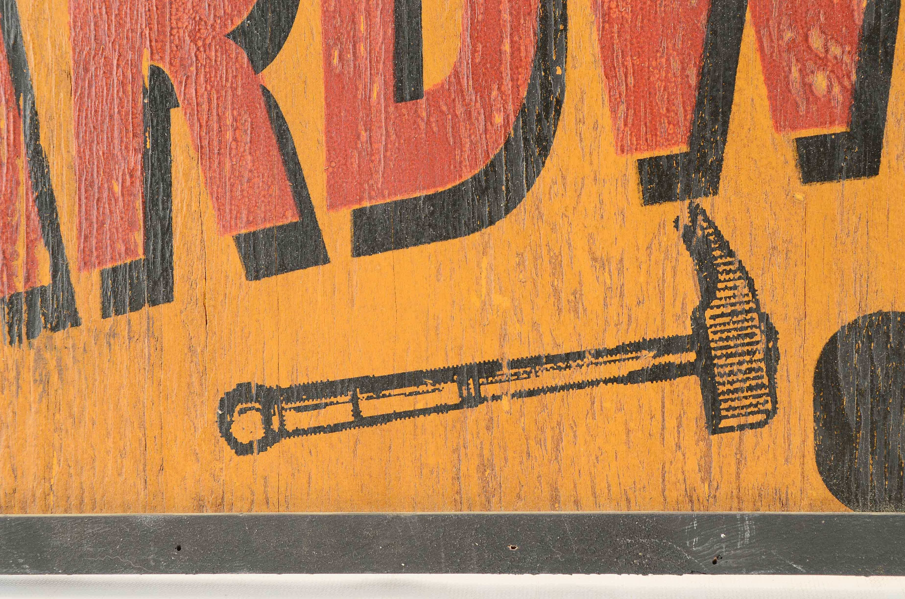 Large  "Hardware Store" Rustic Wood Sign