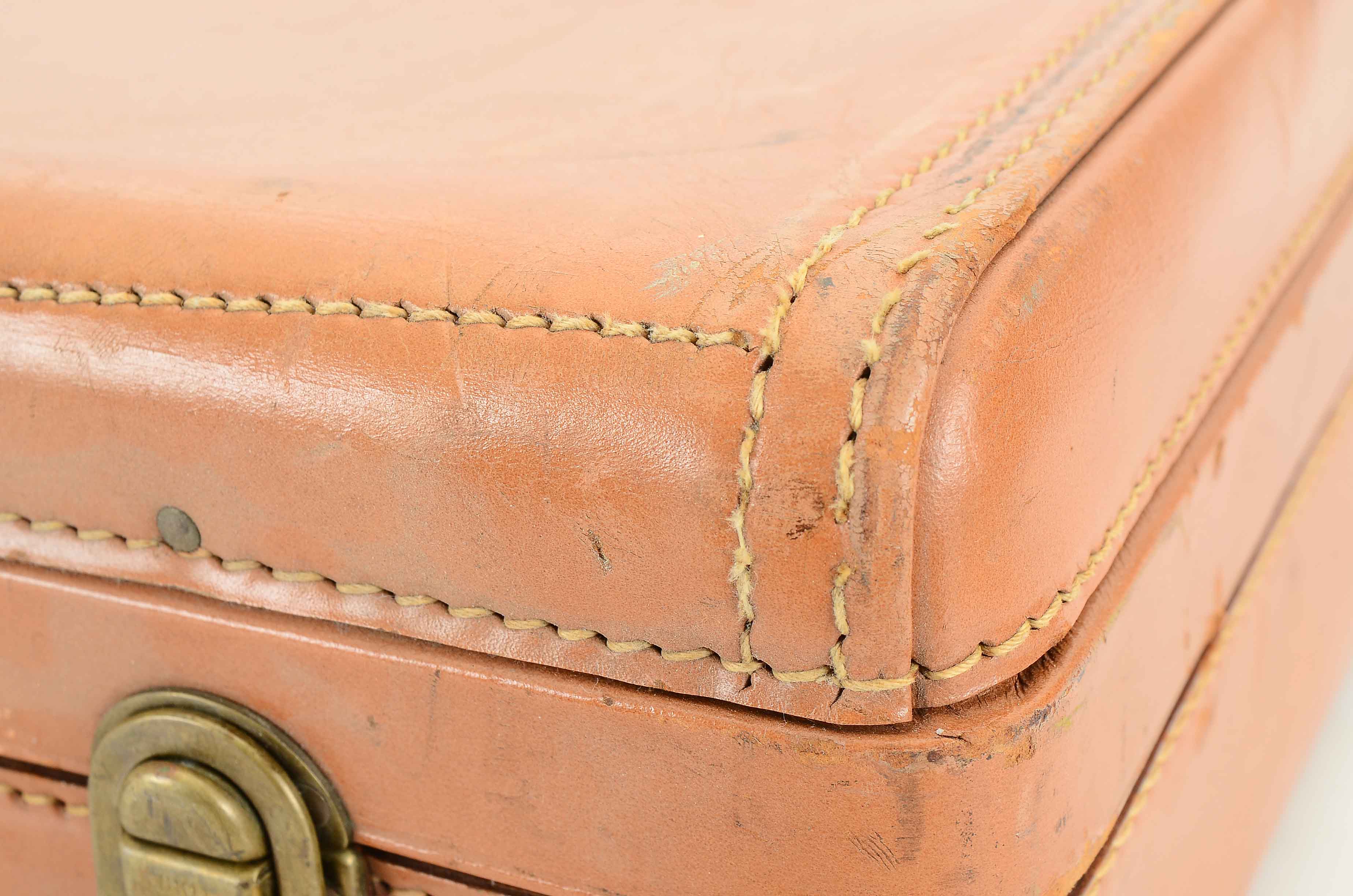 Vintage Hartmann Knocabout Leather Suitcase