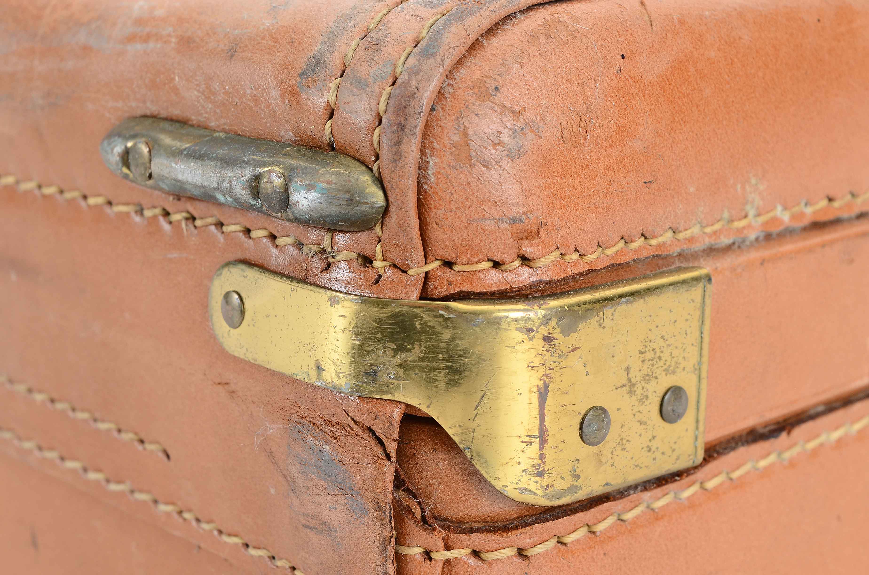 Vintage Hartmann Knocabout Leather Suitcase