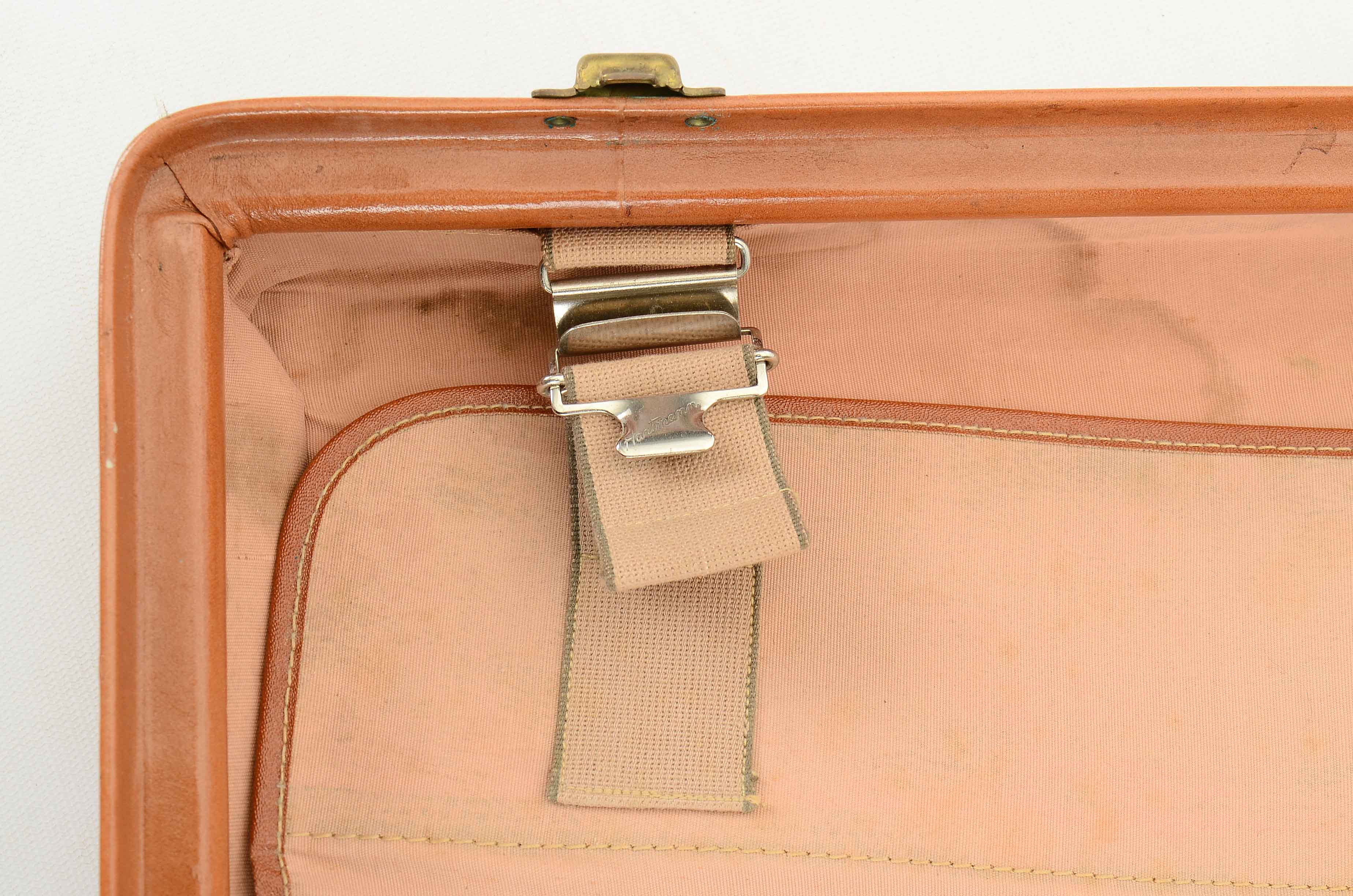 Vintage Hartmann Knocabout Leather Suitcase