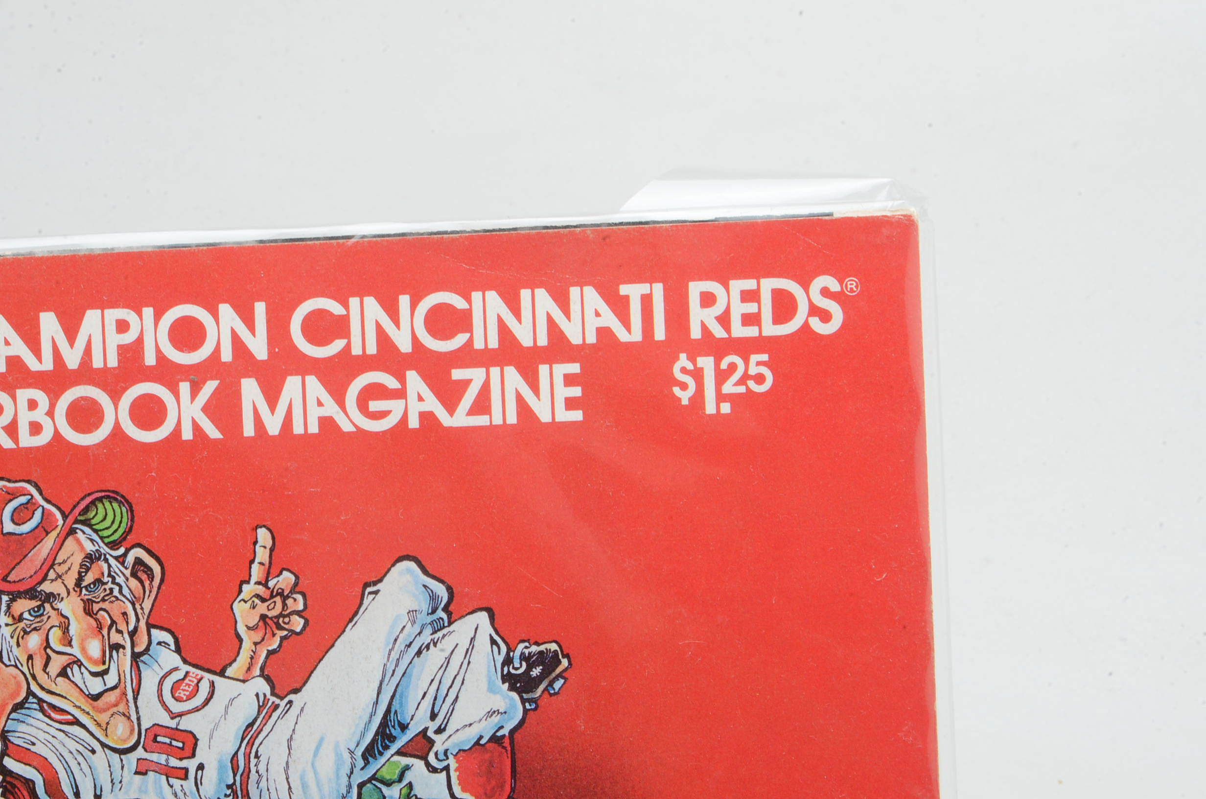 Six 1970s Cincinnati Reds Yearbooks