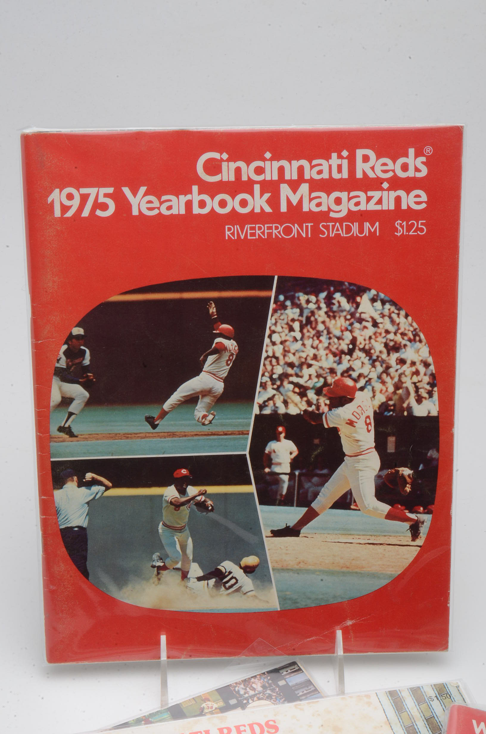 Six 1970s Cincinnati Reds Yearbooks
