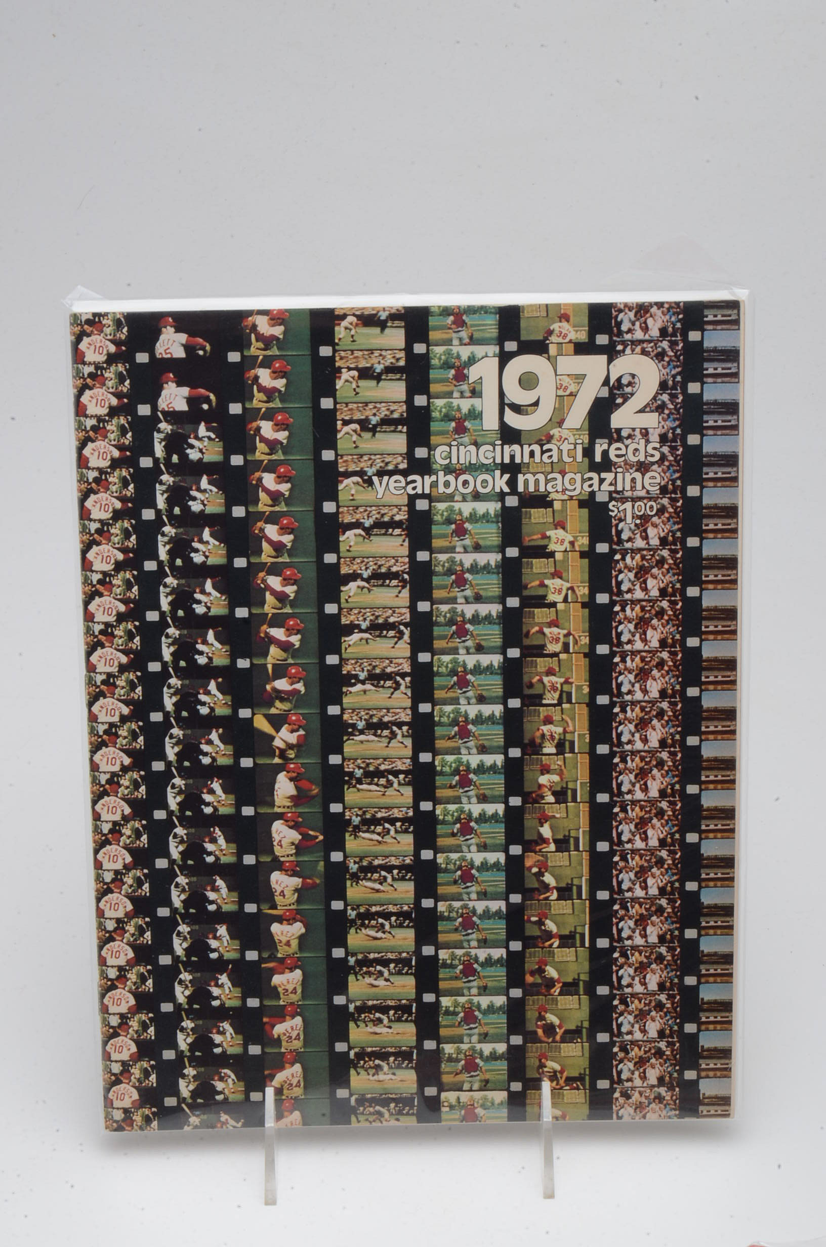 Six 1970s Cincinnati Reds Yearbooks