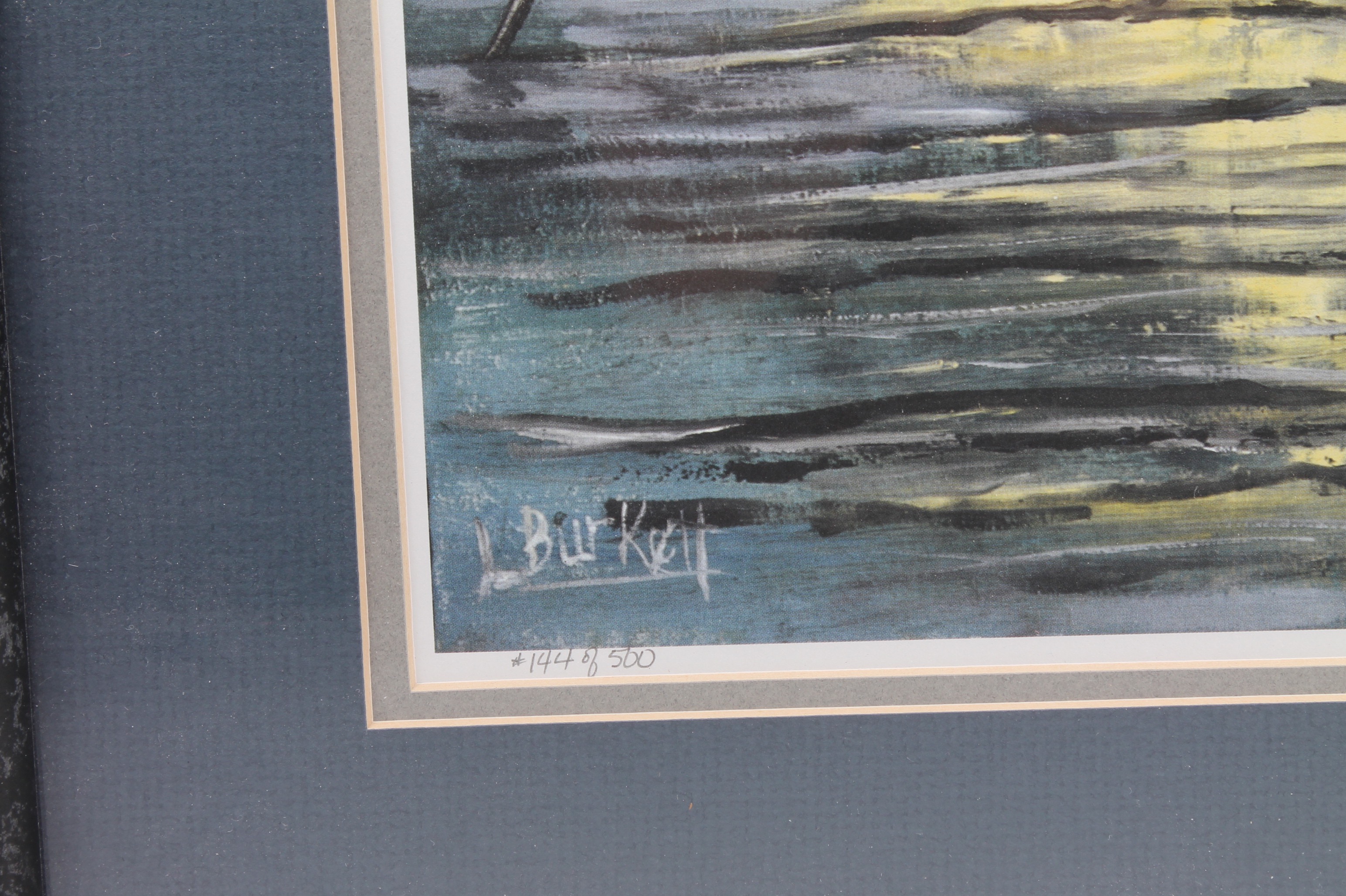 Albert Laurence Burkett Limited Edition Offset Lithograph