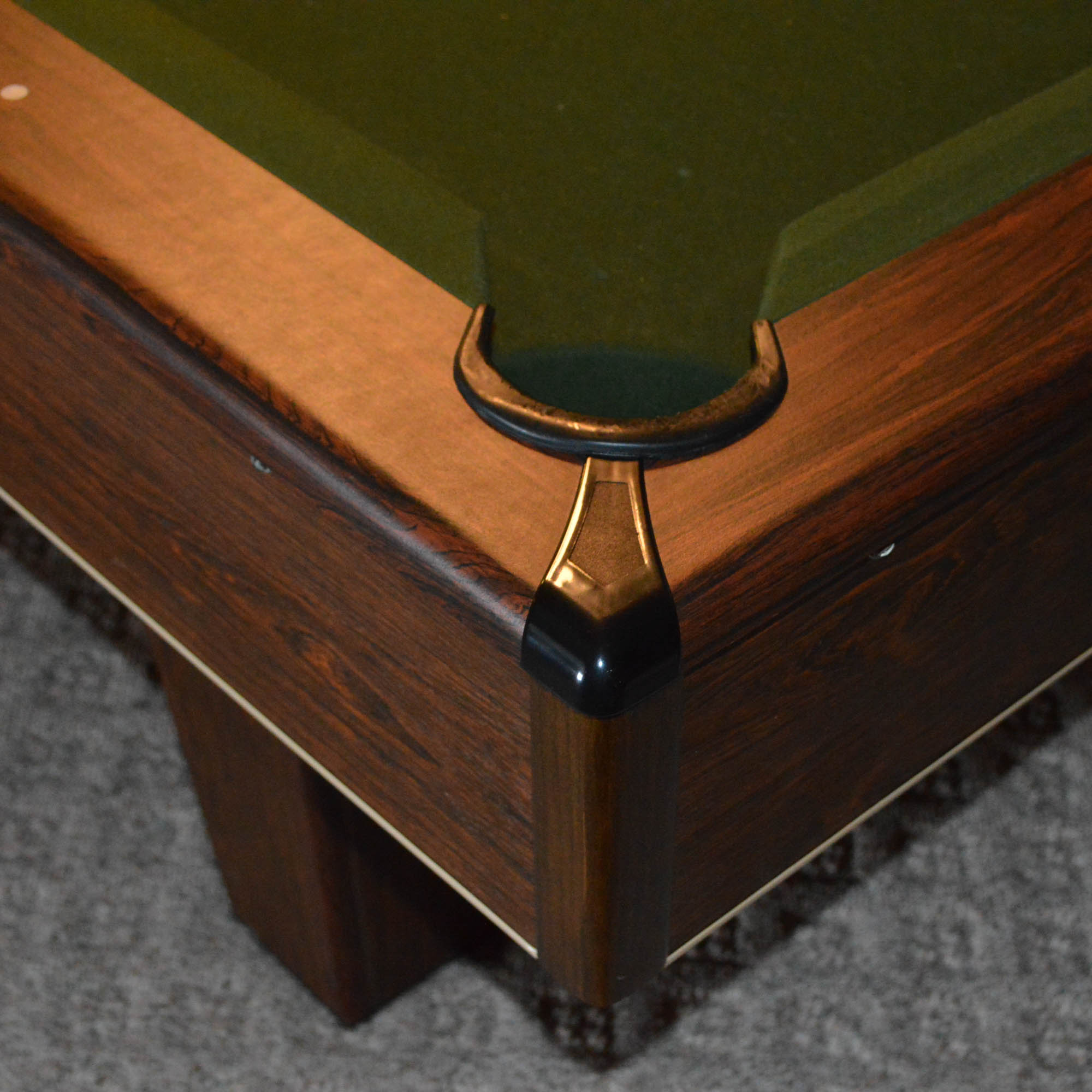 Vintage Steepleton Billiards Table with Accessories