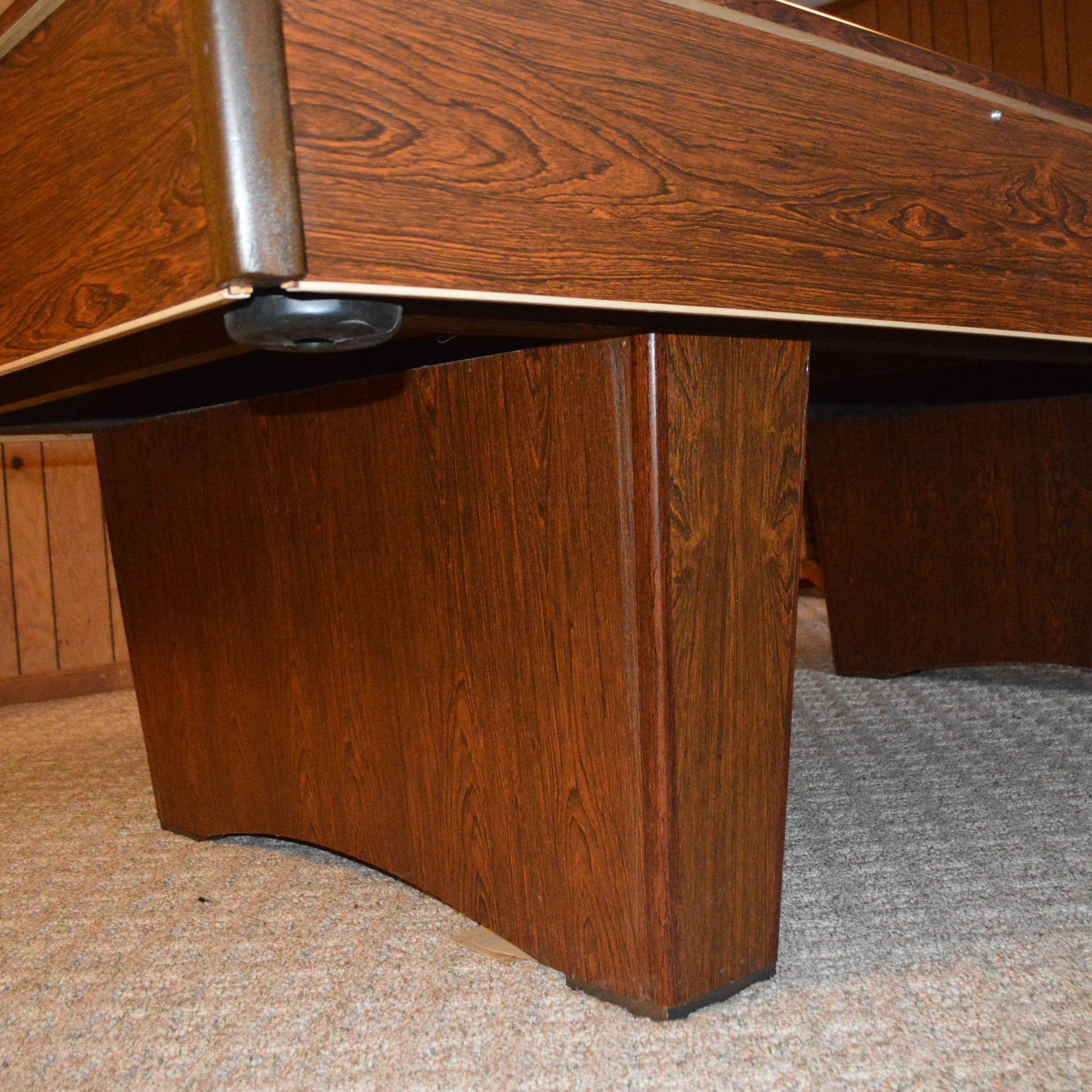 Vintage Steepleton Billiards Table with Accessories