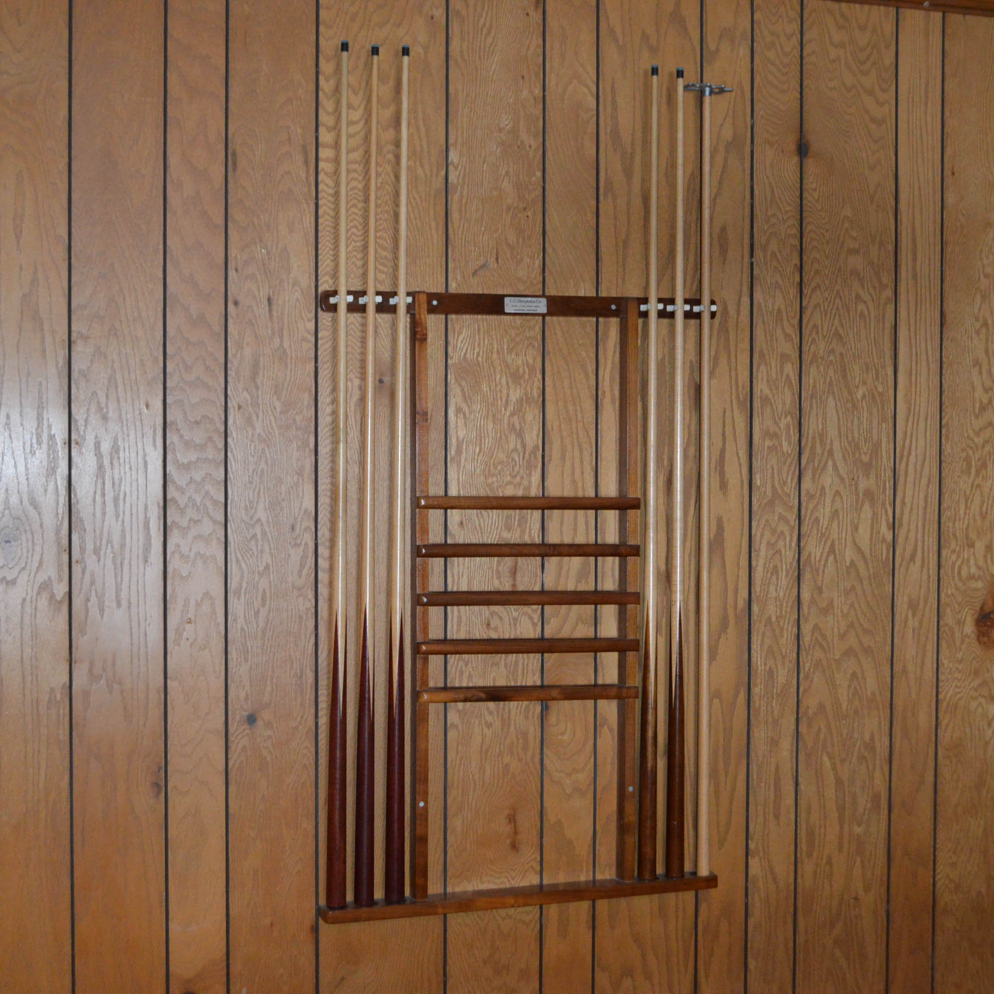 Vintage Steepleton Billiards Table with Accessories