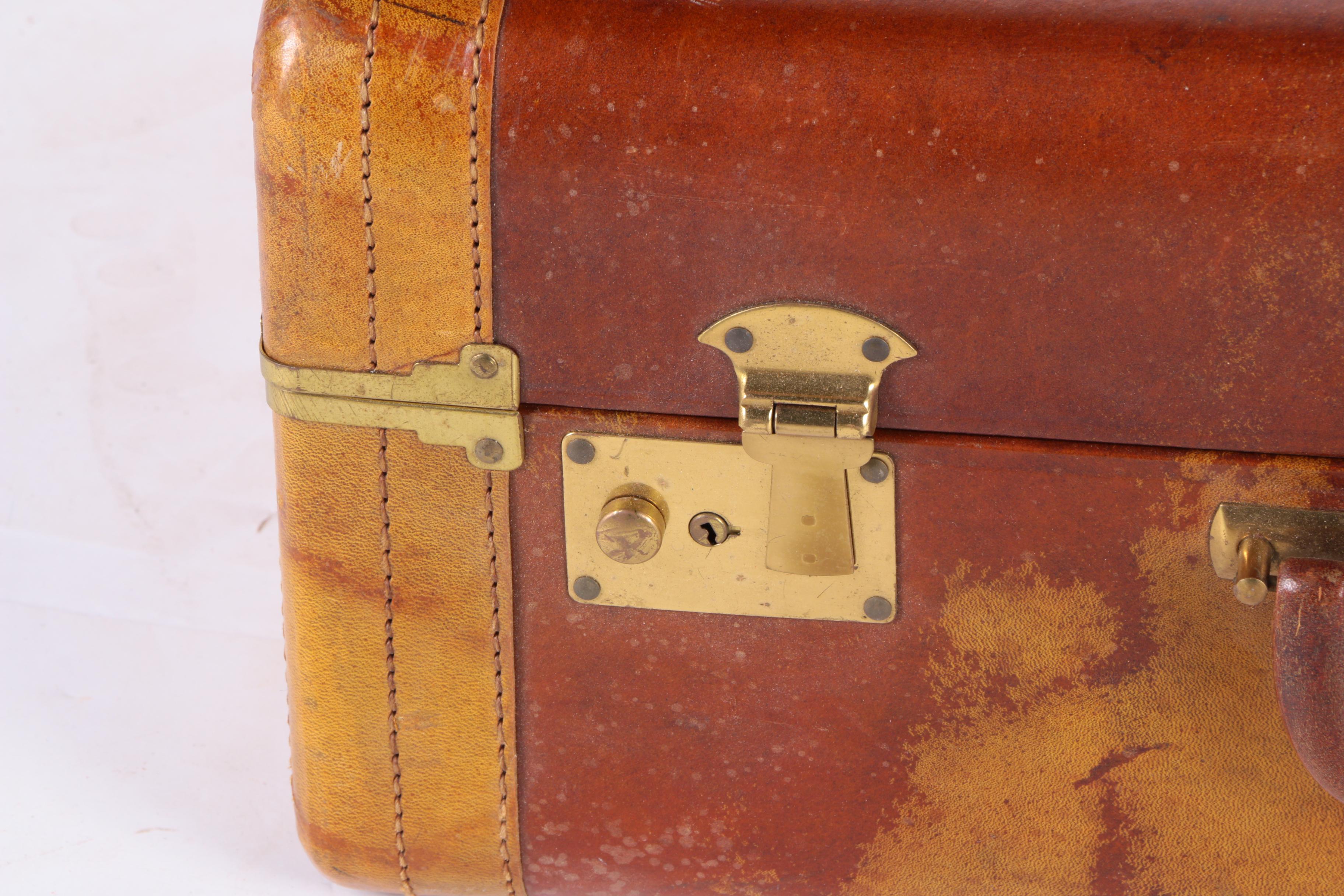 Vintage Leather Suitcases Including Carson and Samsonite