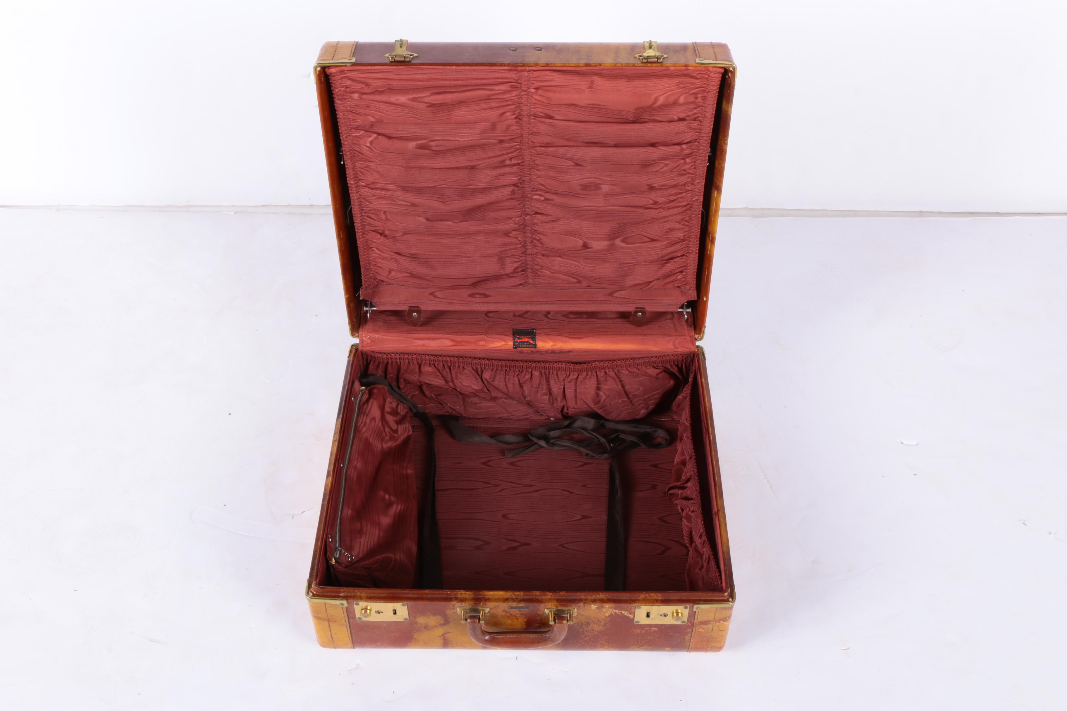 Vintage Leather Suitcases Including Carson and Samsonite