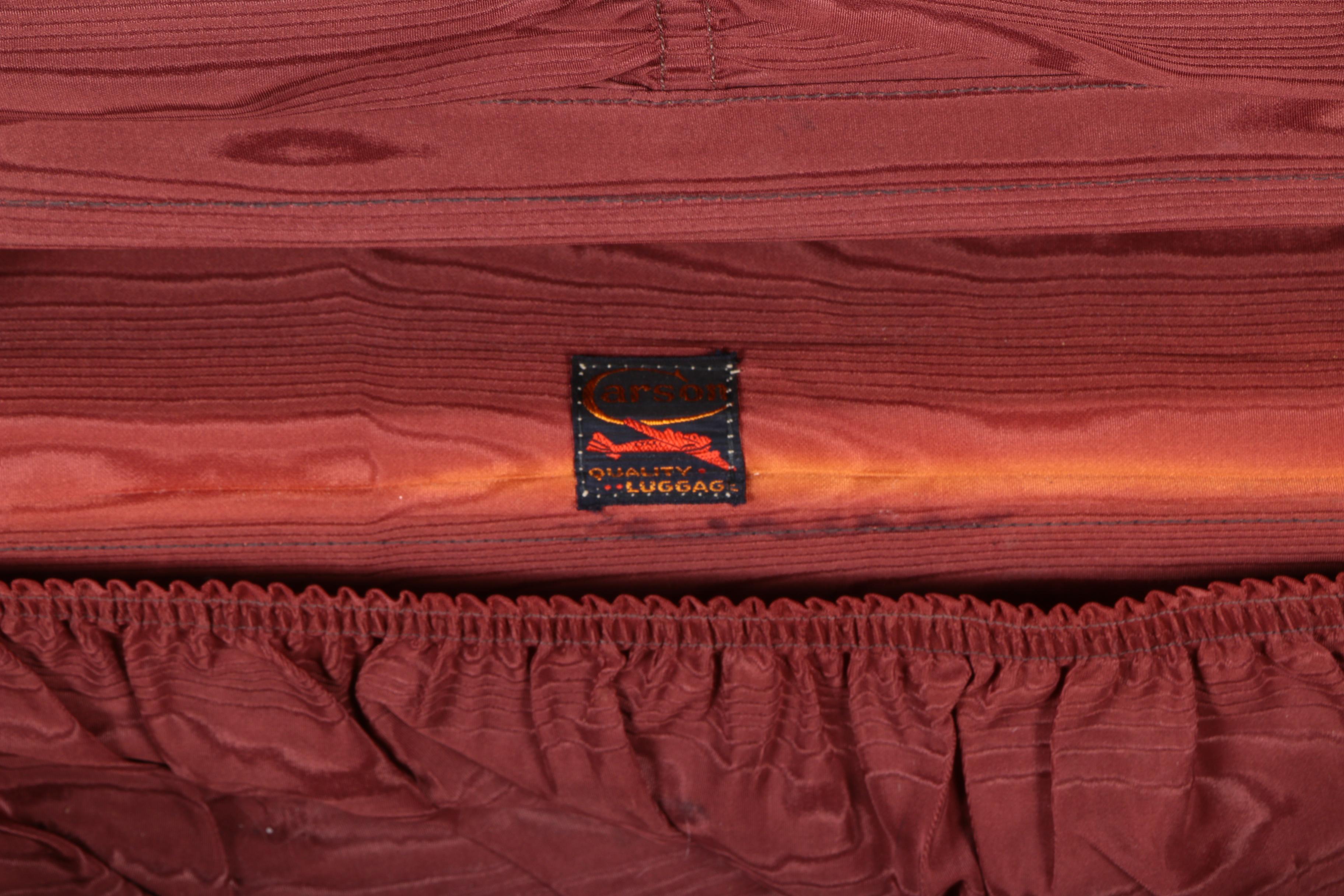 Vintage Leather Suitcases Including Carson and Samsonite