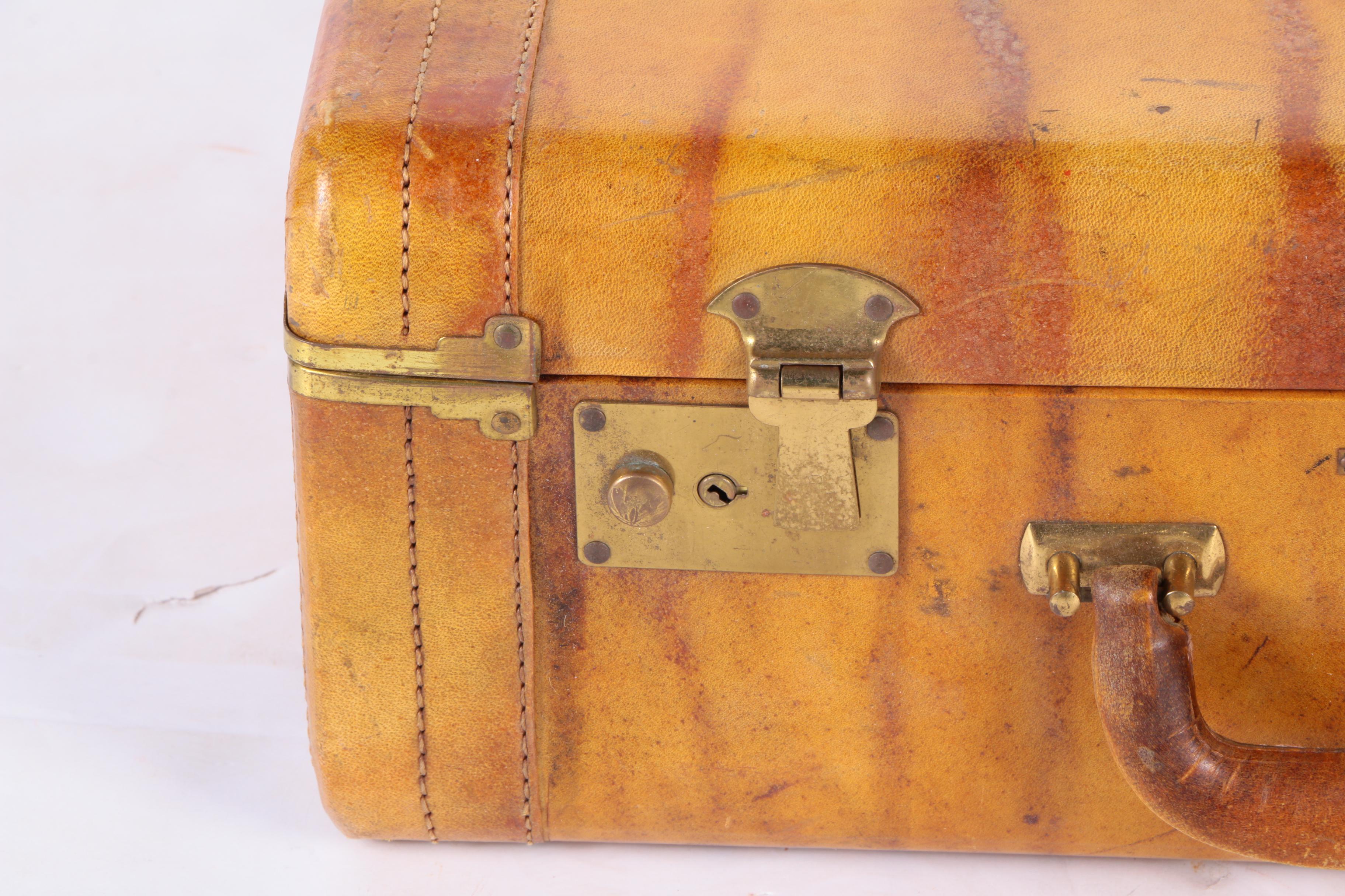 Vintage Leather Suitcases Including Carson and Samsonite