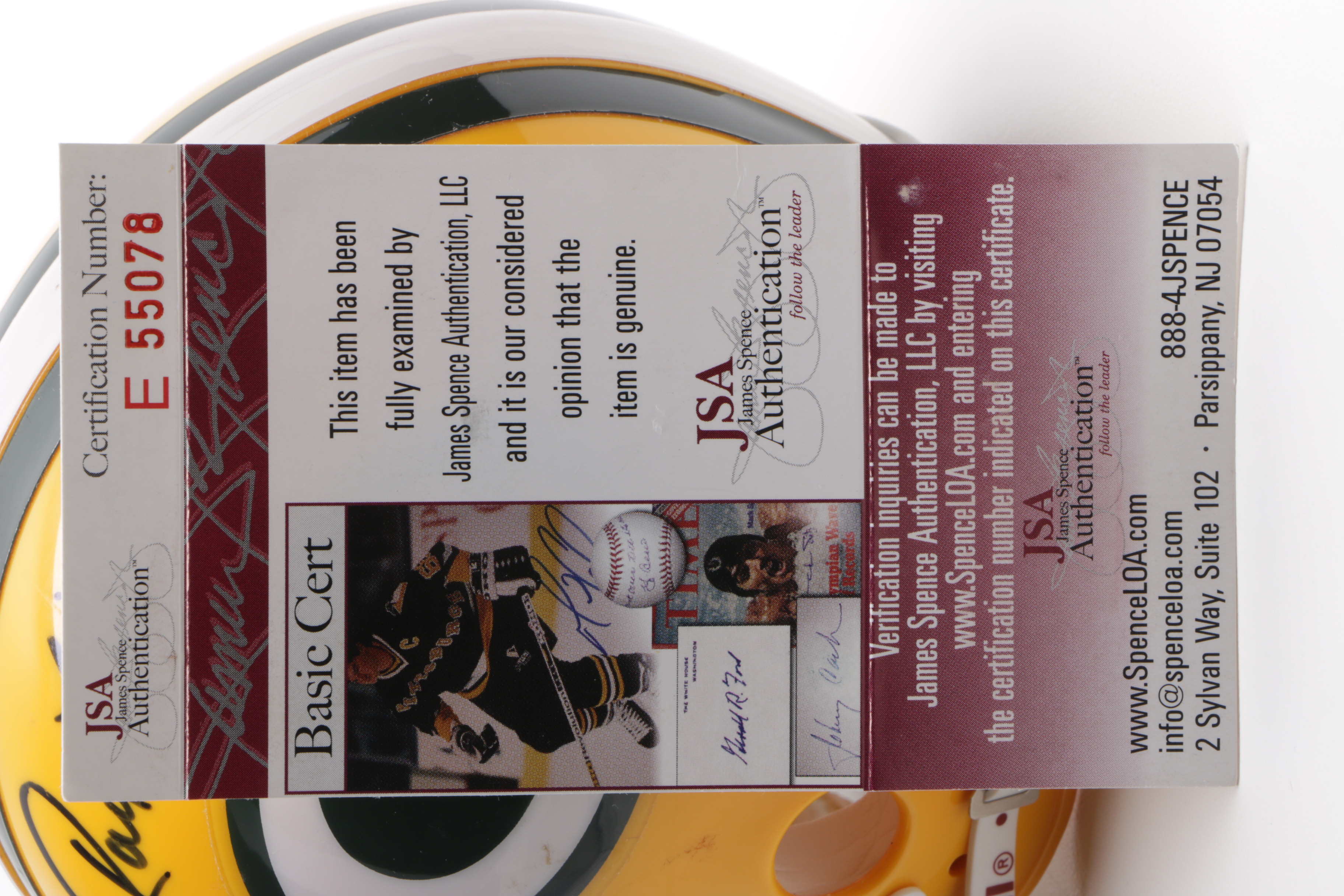 Paul Hornung and Ray Nitschke Autographed Green Bay Packers Memorabilia