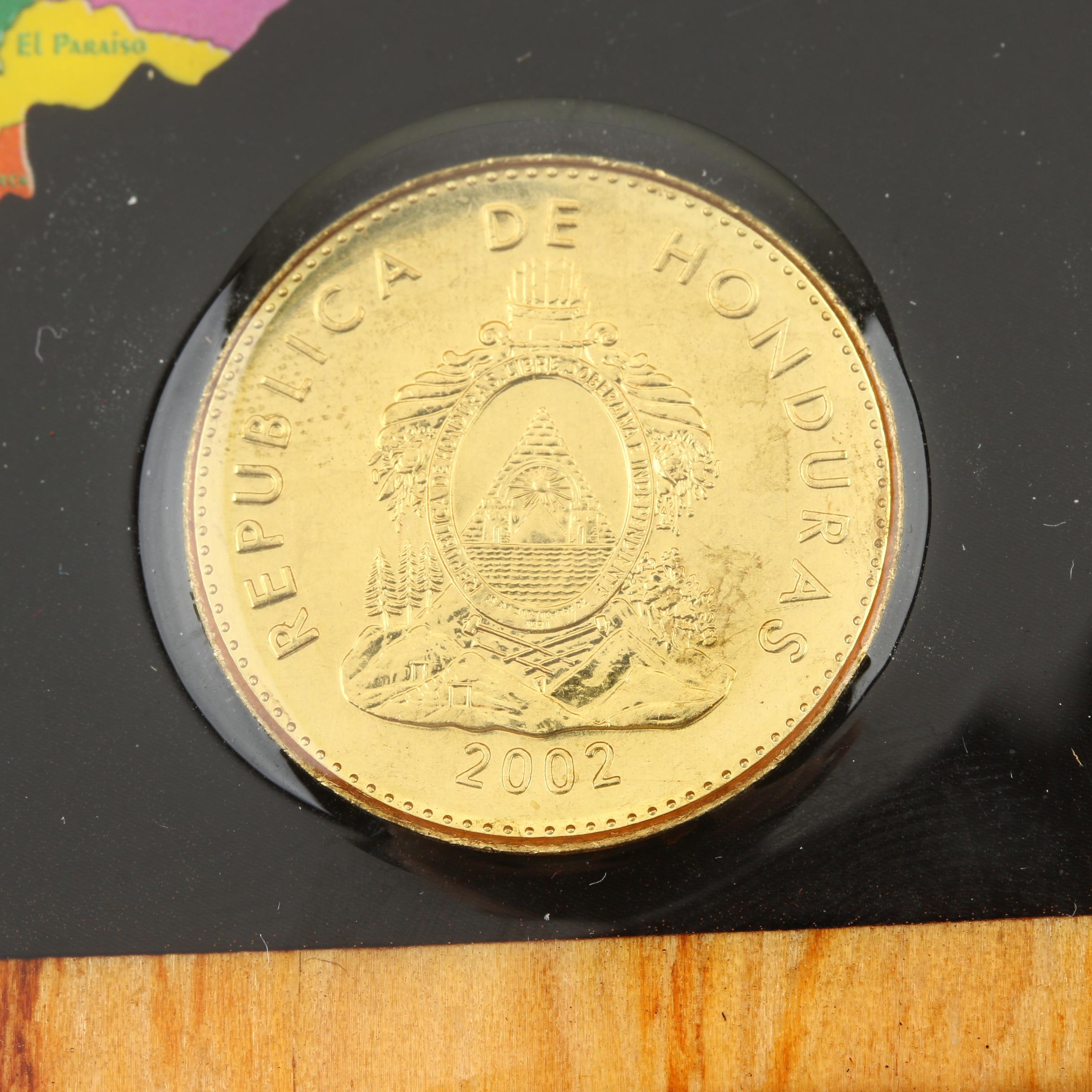 Honduras Coin and Currency Key Hook Plaque