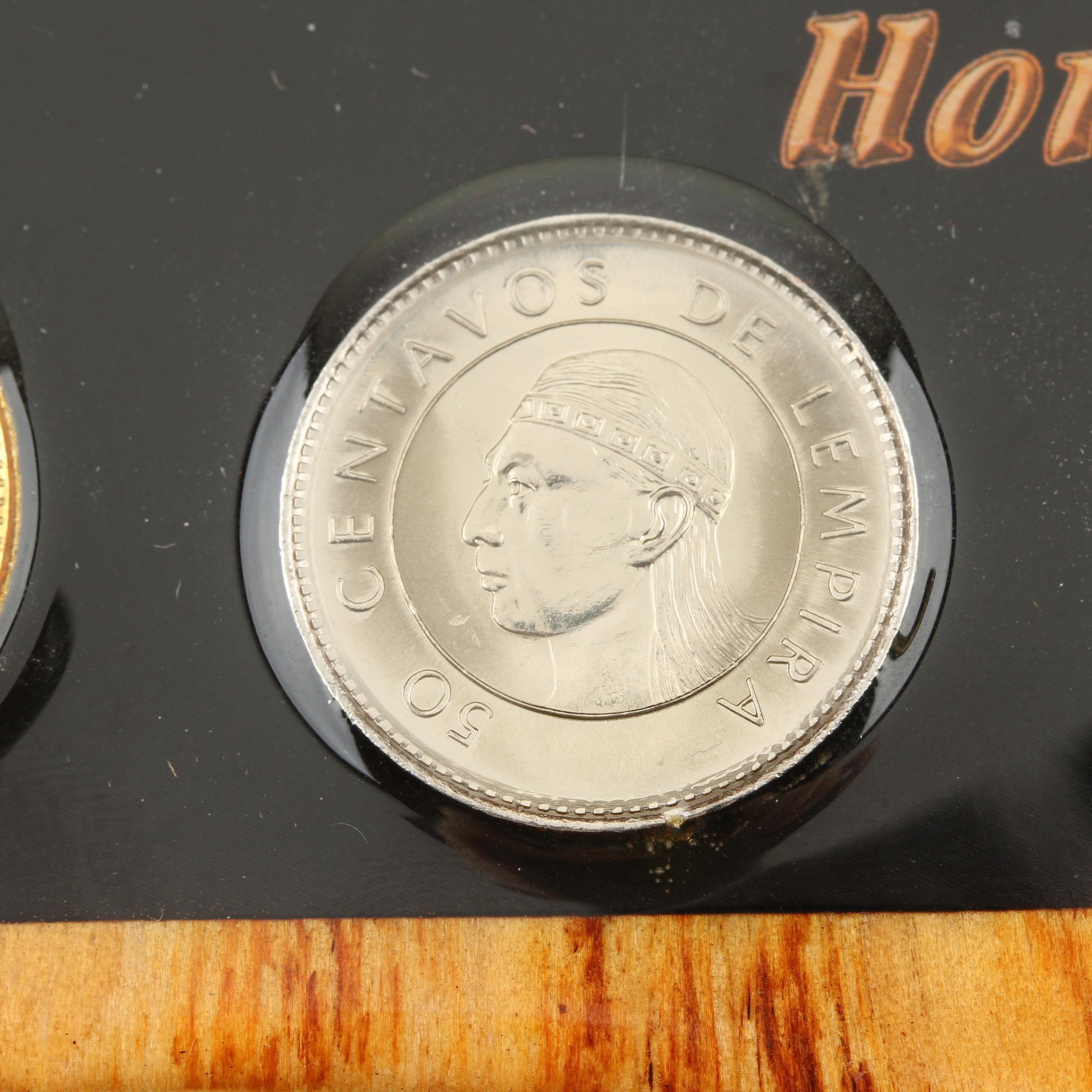 Honduras Coin and Currency Key Hook Plaque