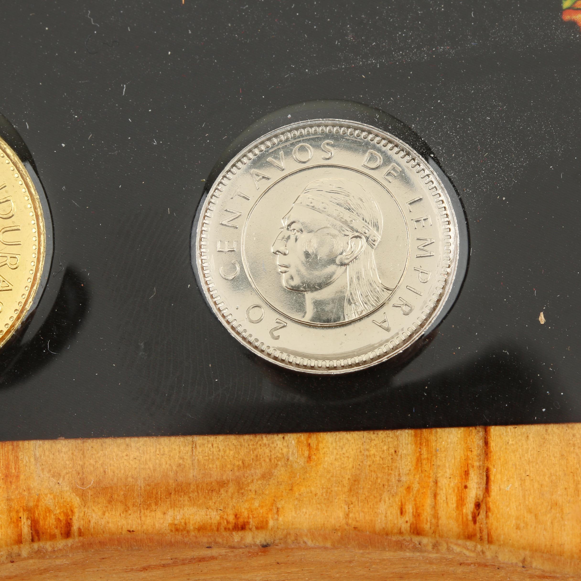 Honduras Coin and Currency Key Hook Plaque