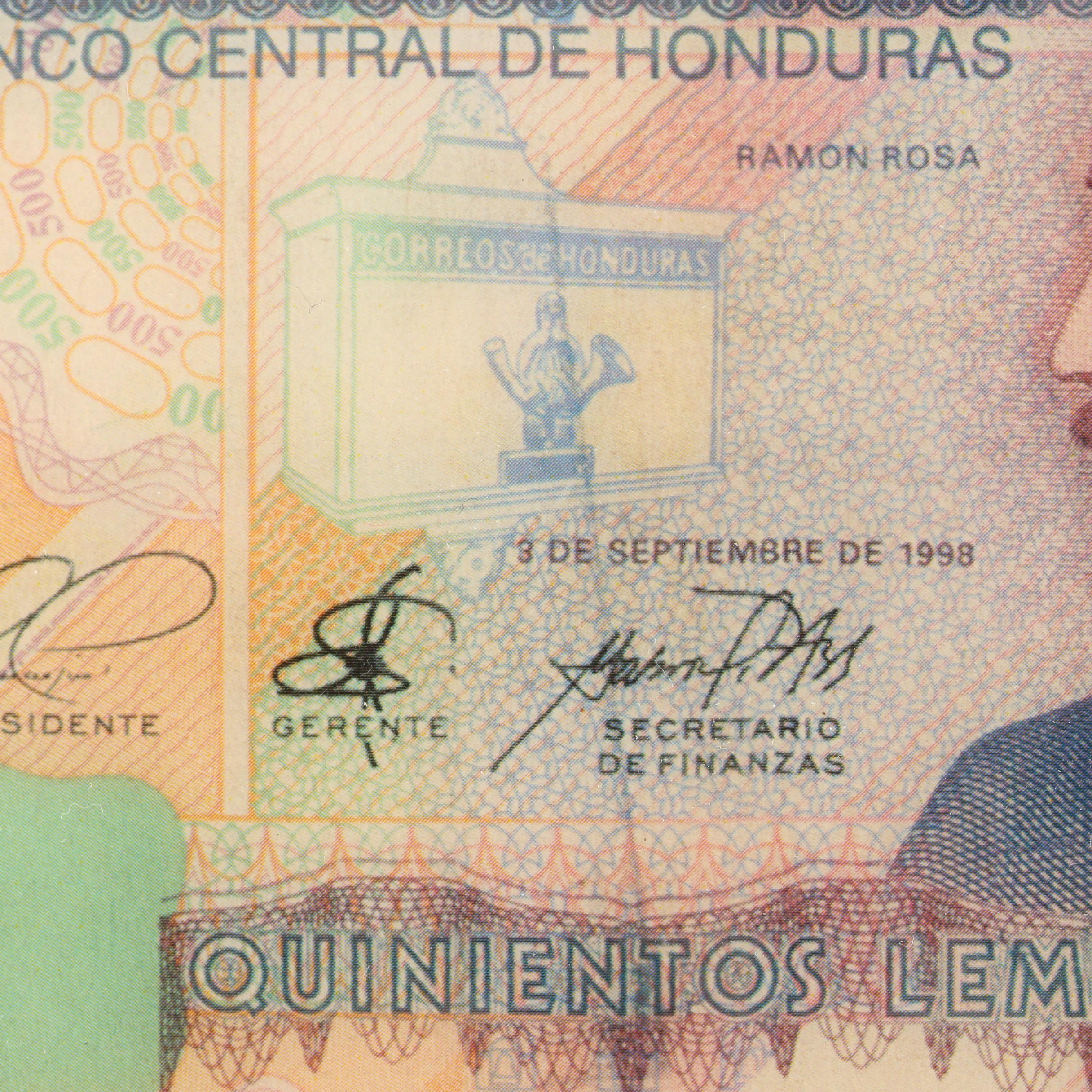 Honduras Coin and Currency Key Hook Plaque